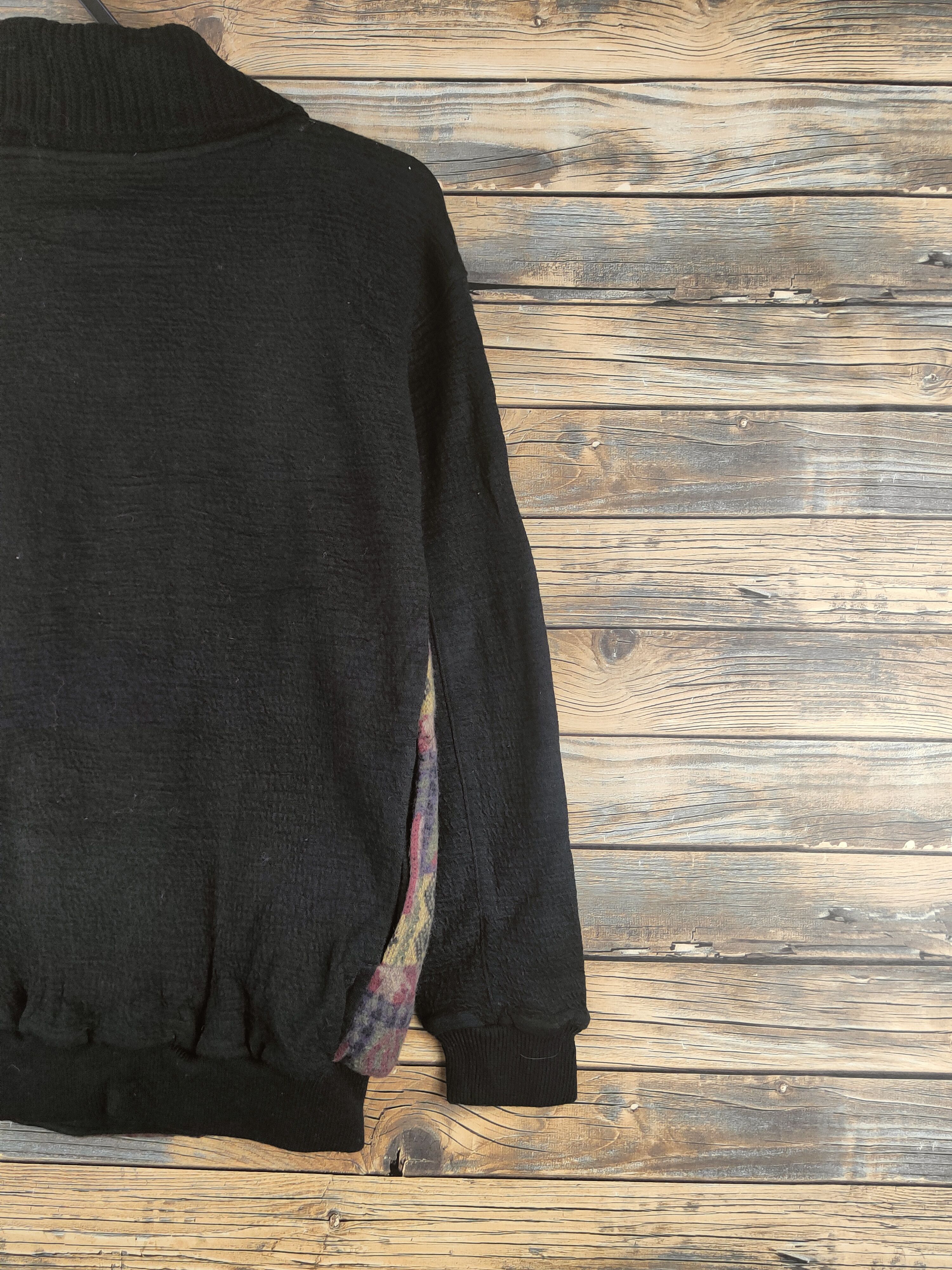 Japanese Brand DL St.City Black Knitwear vintage Sweatshirts #46-473 Size US M / EU 48-50 / 2 - 9 Thumbnail