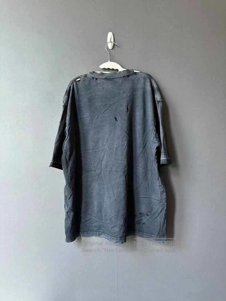 Balenciaga Balenciaga Distressed Scissors Print T-shirt. Size US XL / EU 56 / 4 - 2 Thumbnail
