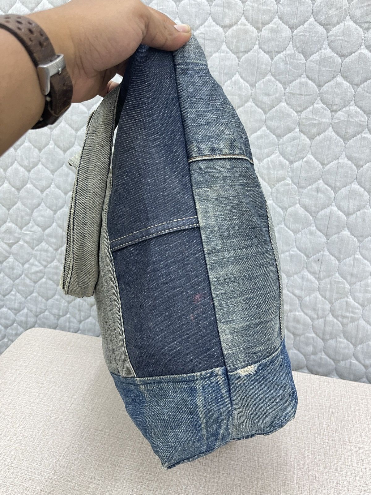 Other 🔥🔥🔥ARCHIVE DENIM PATCHWORK BAG Size ONE SIZE - 9 Thumbnail