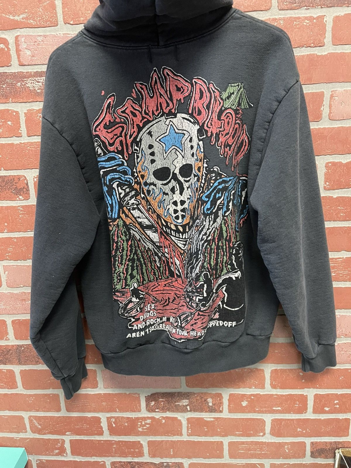 Warren Lotas Size M - Warren Lotas “Camp Blood” Hoodie Grey Very Clean! Size US M / EU 48-50 / 2 - 5 Thumbnail
