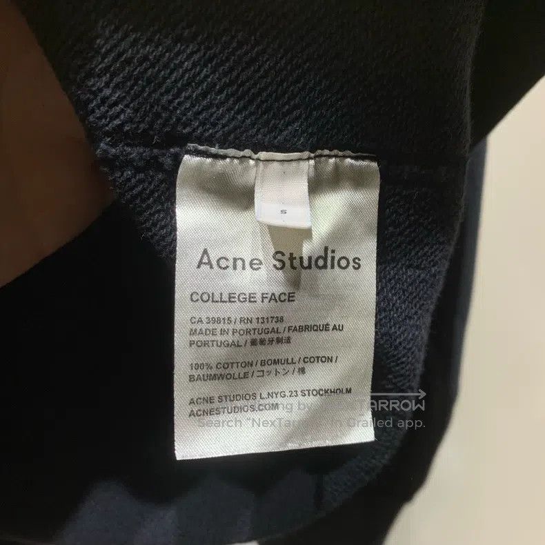 Acne Studios Acne Studios Classic Black Logo Patch Round Neck Casual Lo Size S / US 4 / IT 40 - 4 Thumbnail