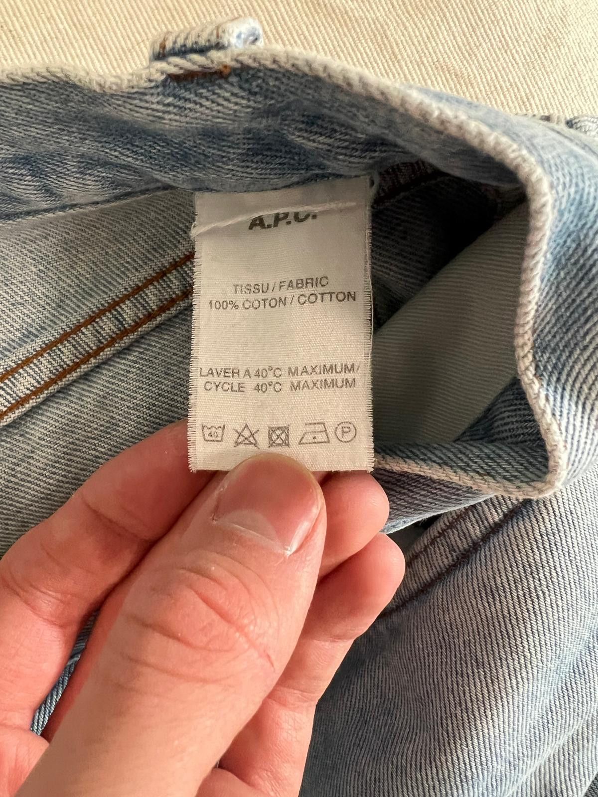 A.P.C. A:P.C Jeans Standard light blue Size US 32 / EU 48 - 6 Thumbnail