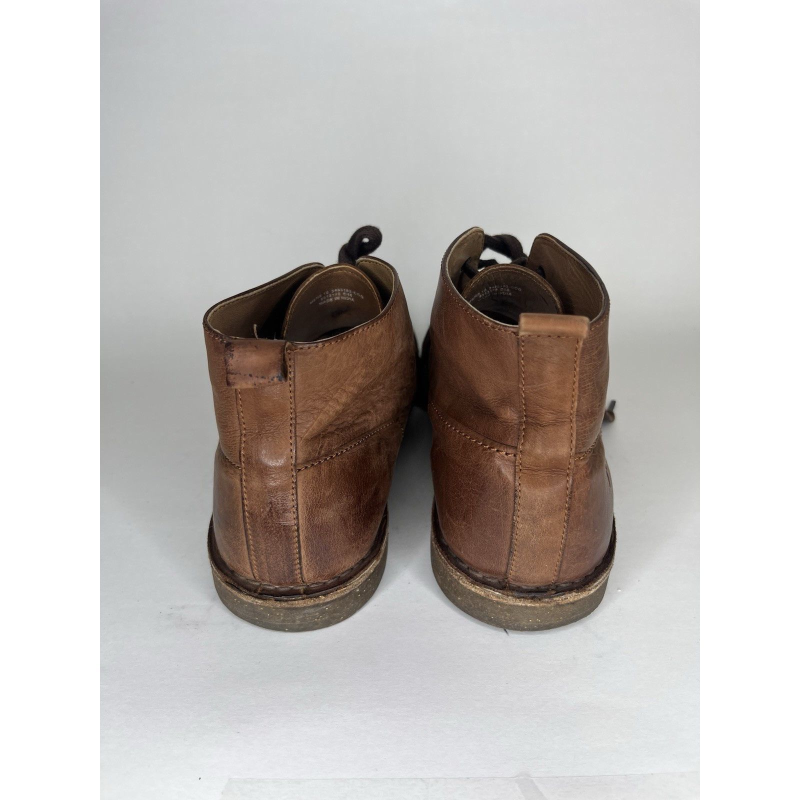 Frye Frye Dark Brown Leather Lace Up Desert Chukka Boots Men Sz 1 Size US 10 / EU 43 - 5 Thumbnail
