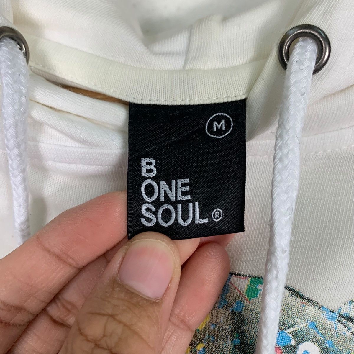 Japanese Brand B ONE SOUL Duck Dude Big Logo Pullover Hoodies #0595-C28 Size US M / EU 48-50 / 2 - 14 Thumbnail