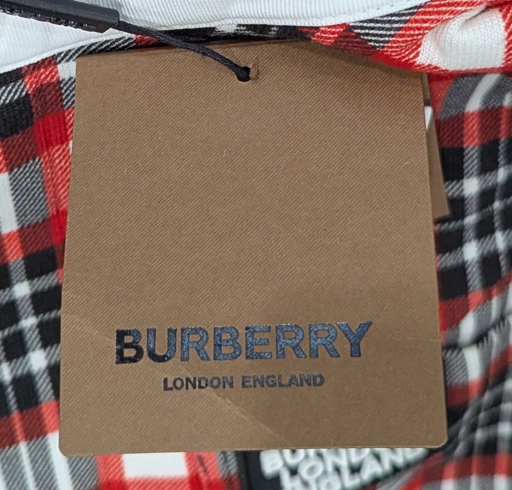 Burberry Burberry Plaid Remodeled Rugby Shirt Red Small Size US S / EU 44-46 / 1 - 12 Thumbnail