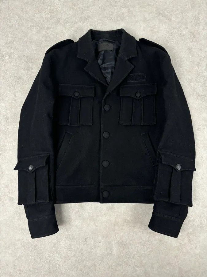 Prada AW2019 Prada Black Wool Multi-Pocket Blazer Jacket Size 42R - 1 Thumbnail