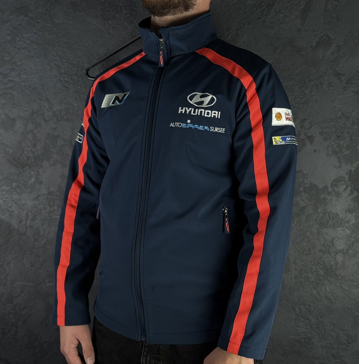 Vintage Men’s Hyundai WRC Softshell Windproof Racing Michelin Jacket Size US M / EU 48-50 / 2 - 1 Thumbnail