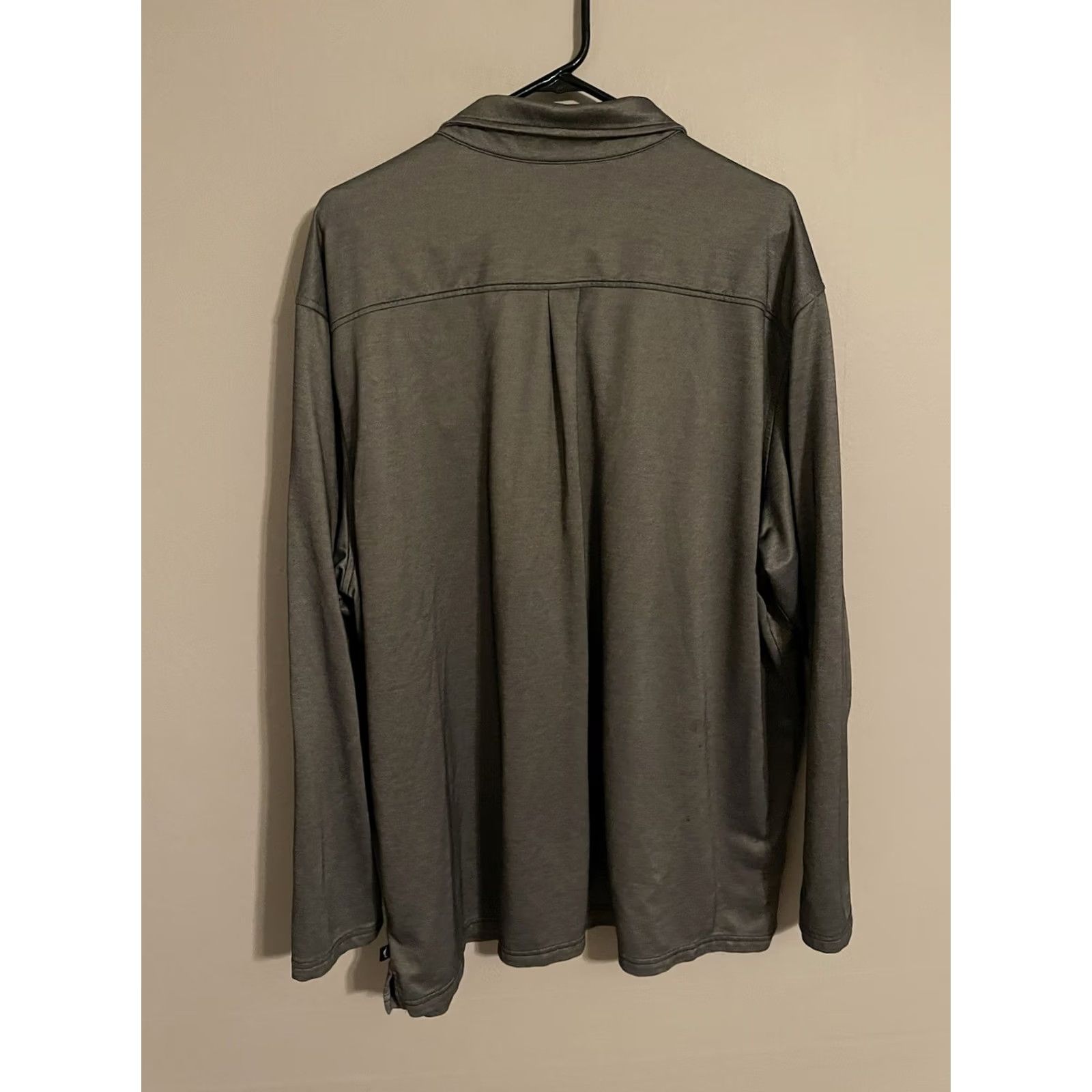 Tommy Bahama Tommy Bahama Polo Shirt Gray Long Sleeve - Men's Big/Tall 2XB Size US XXL / EU 58 / 5 - 4 Thumbnail