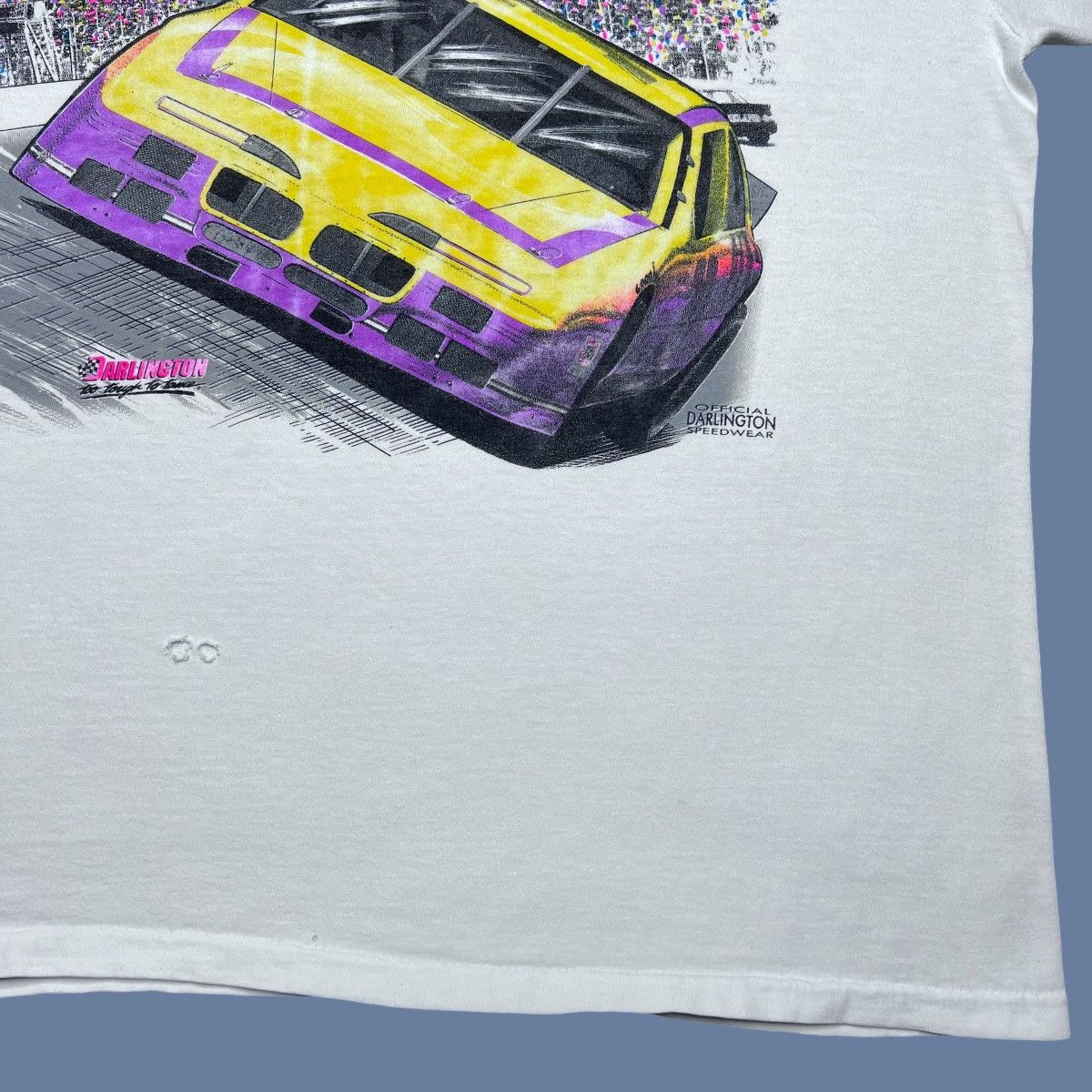 Vintage Vtg 1990s Darlington Raceway A Southern Tradition Racing Tee Size US XL / EU 56 / 4 - 6 Thumbnail