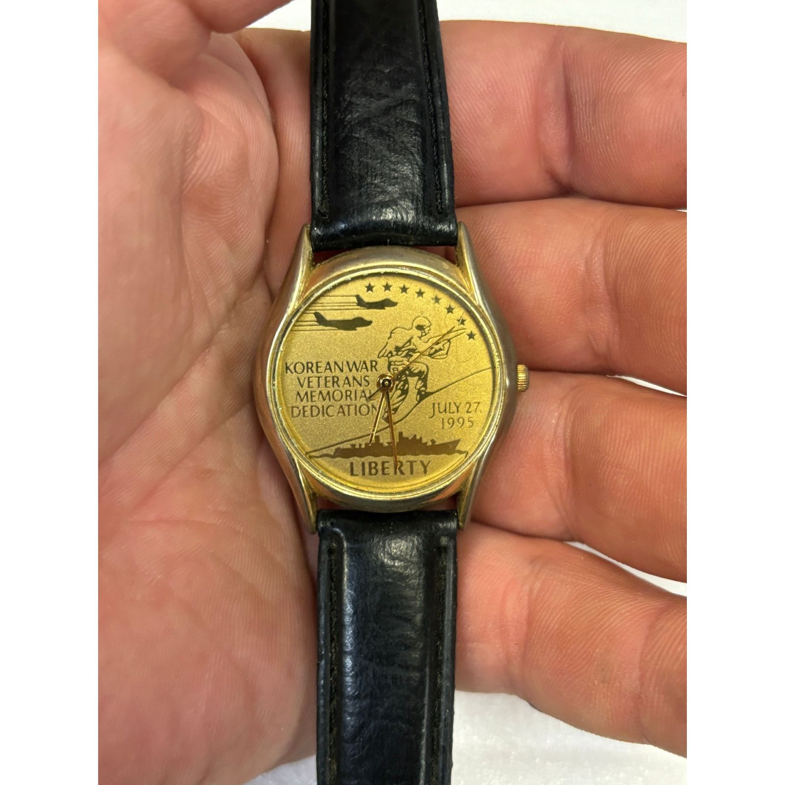 (B).Stroy Korean War Veterans Memorial Unisex Watch! New Battery! Size ONE SIZE - 1 Thumbnail