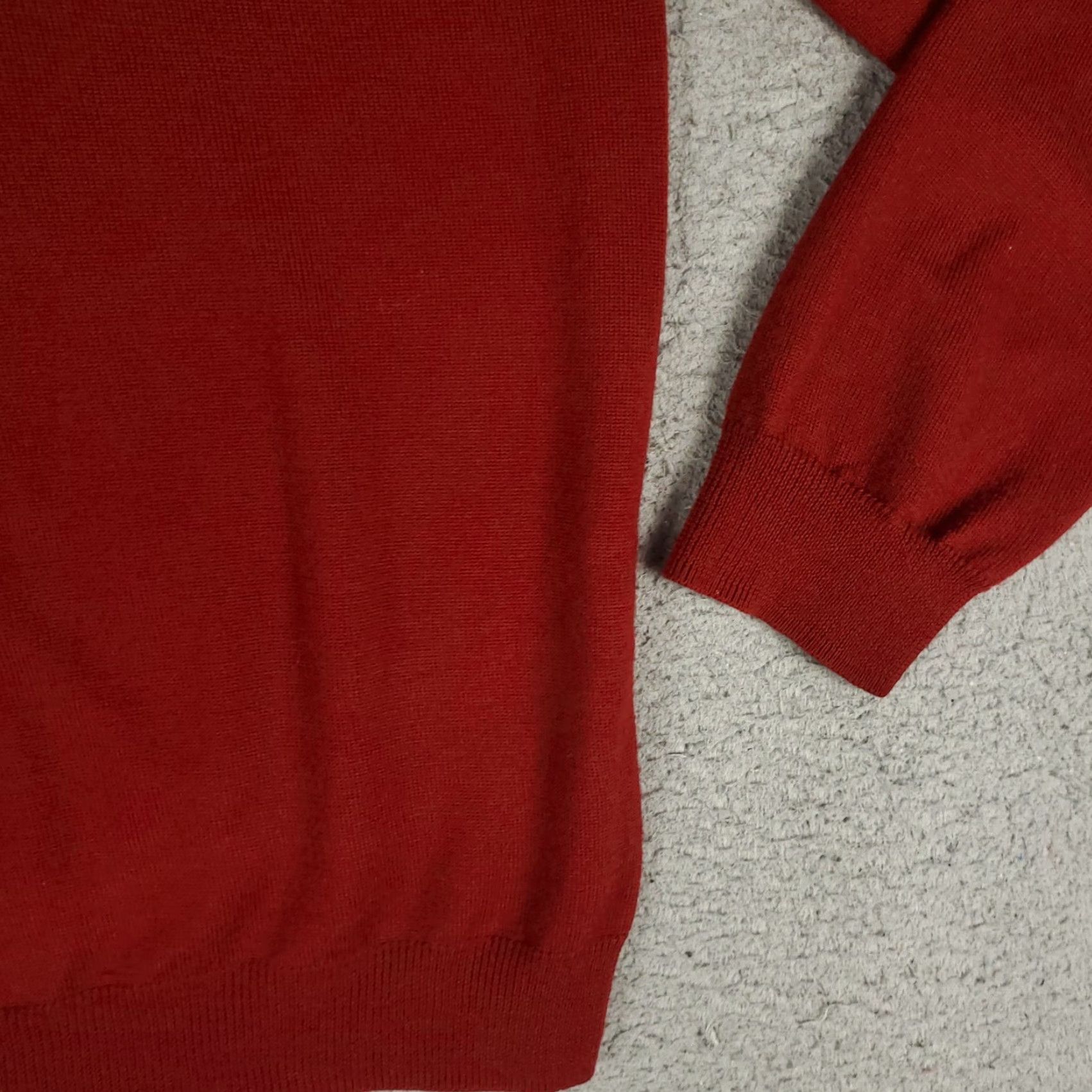 Brooks Brothers VINTAGE Brooks Brothers Sweater Men's XL Red Wool Collared Pullover Classic Preppy Fall Winter Size US XL / EU 56 / 4 - 4 Thumbnail