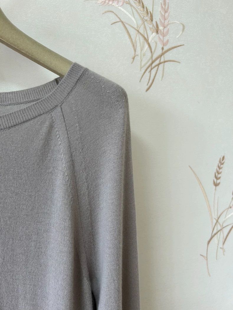 Loro Piana LORO PIANA A creamy white pure cashmere dress Size M / US 6-8 / IT 42-44 - 4 Thumbnail