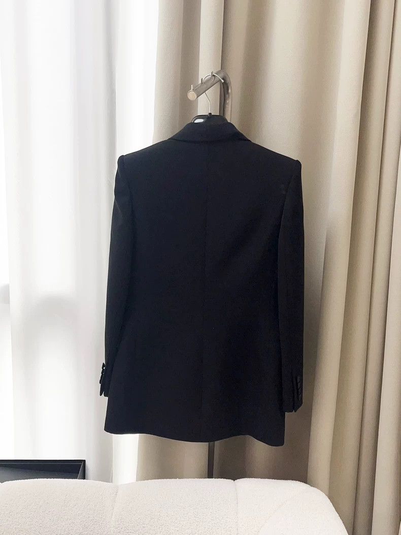 Saint Laurent Paris Saint Laurent Paris Black classic lapel blazer Size XS / US 0-2 / IT 36-38 - 6 Thumbnail
