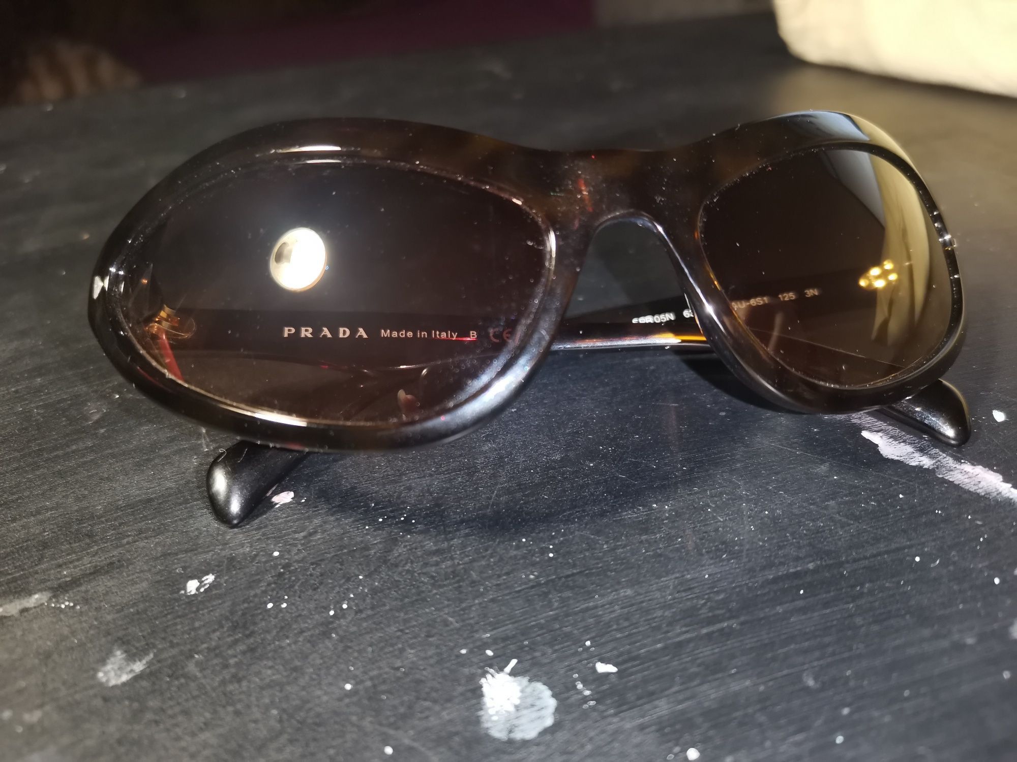 Prada Prada Milano SPR 05N Sunglasses Size ONE SIZE - 3 Thumbnail