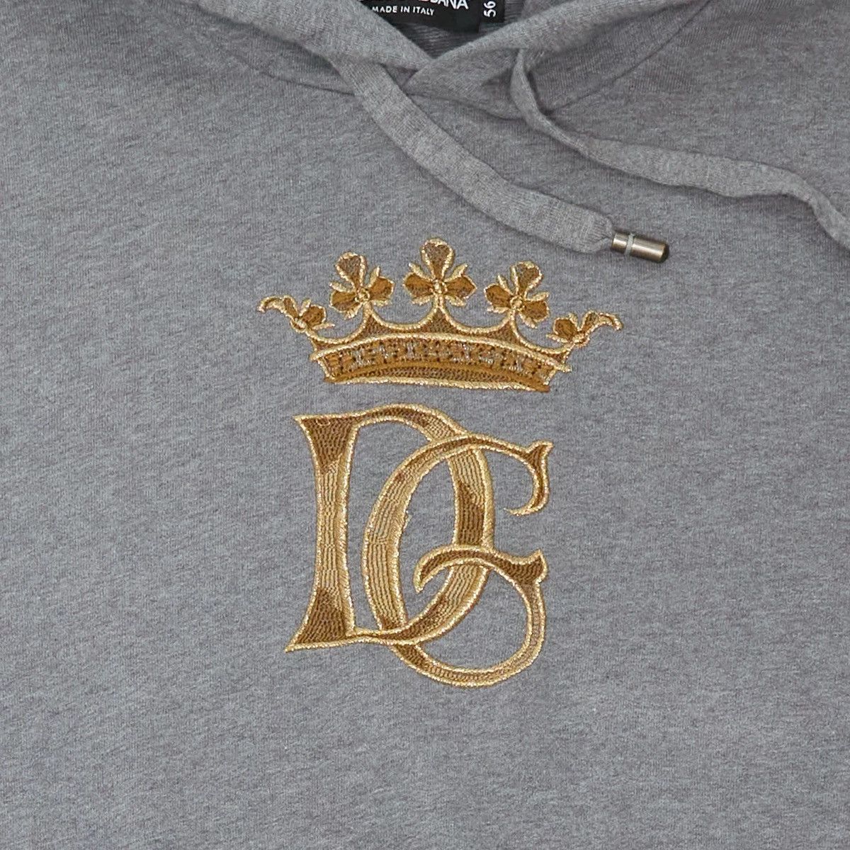 Dolce & Gabbana DOLCE & GABBANA CREST LOGO GREY HOODIE Size US XXL / EU 58 / 5 - 2 Thumbnail