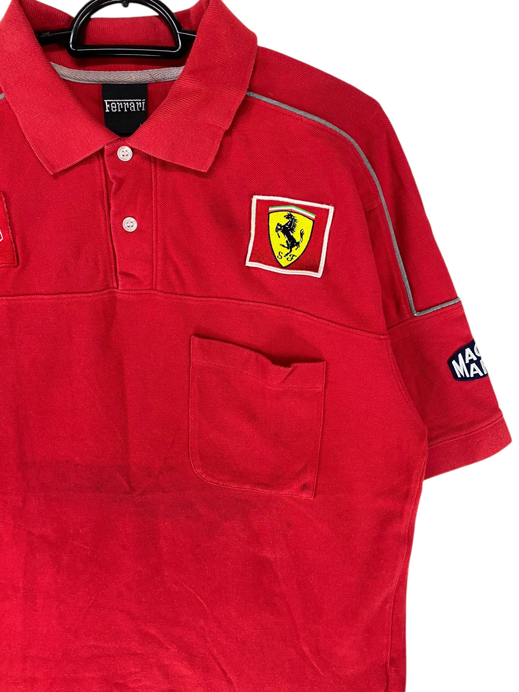 Vintage 90s Ferrari magneti marelli formula 1 polo Size US M / EU 48-50 / 2 - 3 Thumbnail