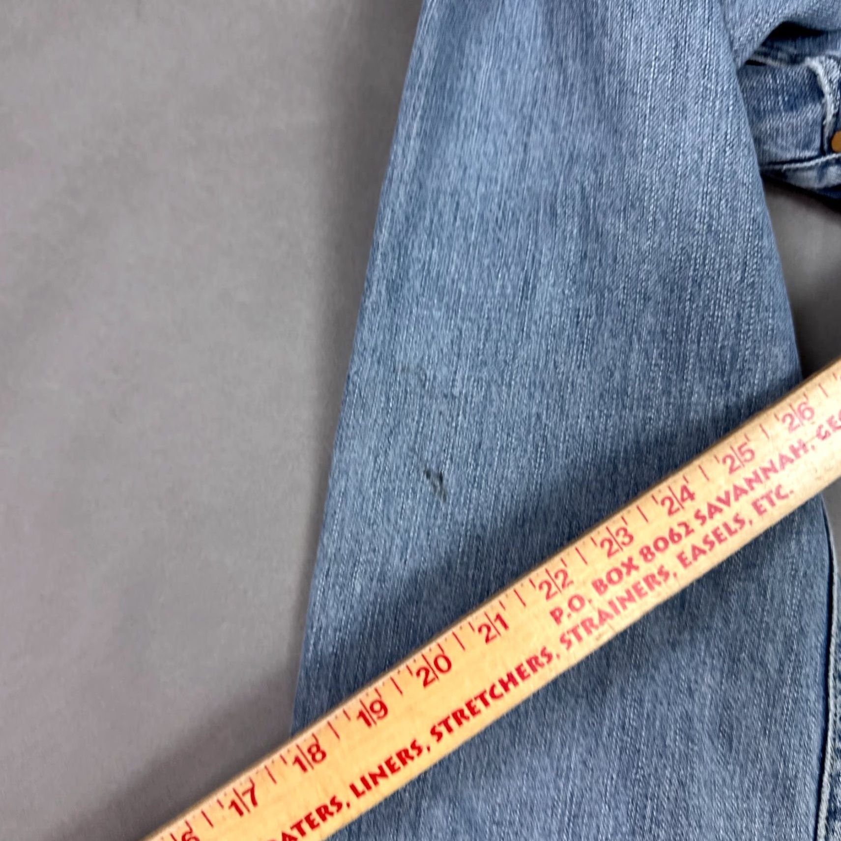 Ariat Ariat Jeans Mens 32x36 Blue M1 Denim Pants Distress Western Chore Workwear 5-Pocket Regular Fit Size US 32 / EU 48 - 7 Thumbnail