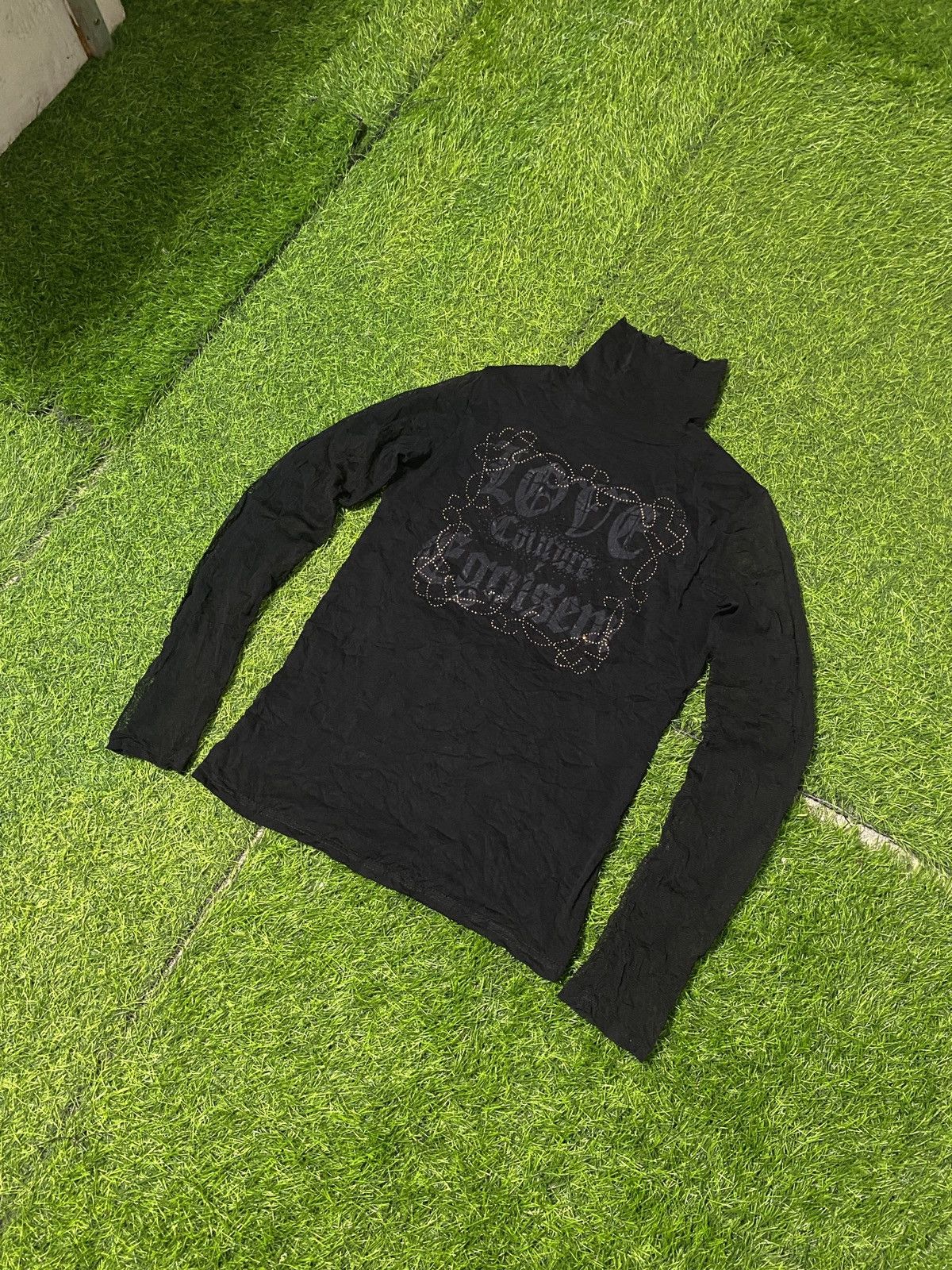 Le Grande Bleu (L.G.B.) LONGSLEEVE MEST TOPS JAPANESE BRAND GOHTIC STYLE Size US M / EU 48-50 / 2 - 2 Thumbnail