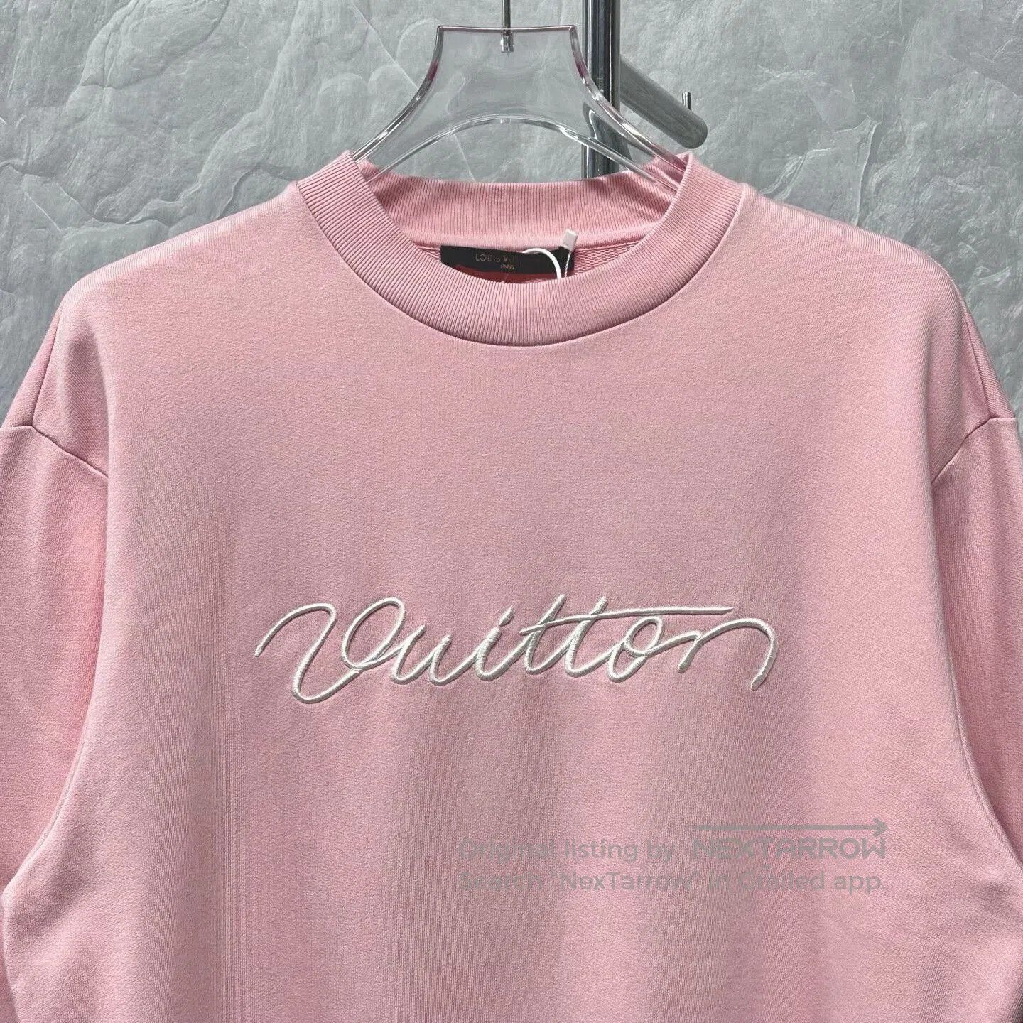 Louis Vuitton louis vuitton pink embroidered sweatshirt size M. Size M / US 6-8 / IT 42-44 - 2 Thumbnail