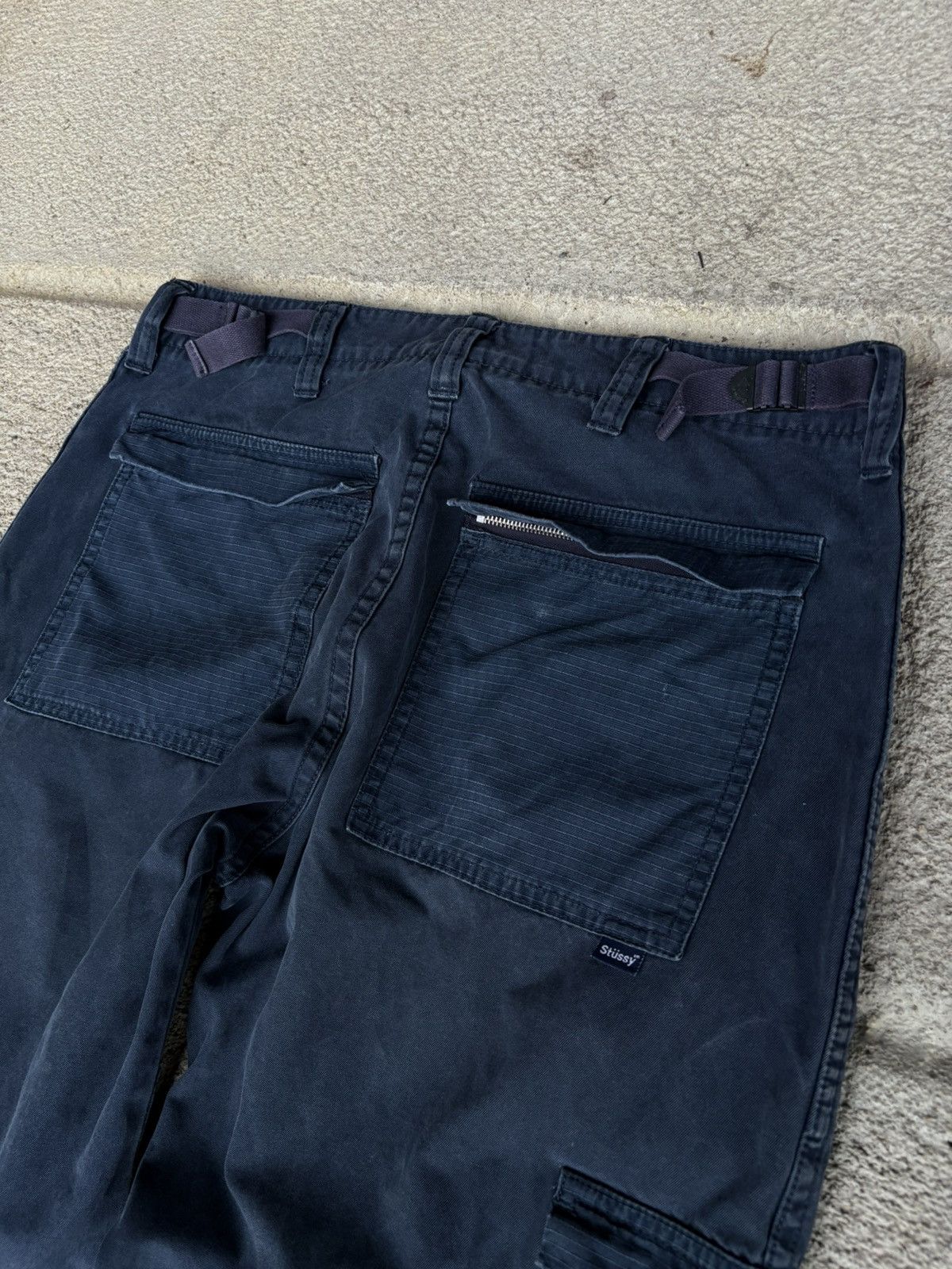 Stussy Vintage Stussy Double Knee Cargo Baggy Pants Tactical Size US 34 / EU 50 - 7 Thumbnail
