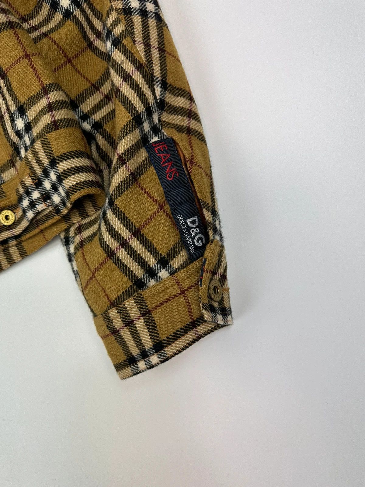 Dolce & Gabbana Dolce Gabbana 00’s Wool Tartan Checkered Trucker Jacket Size US L / EU 52-54 / 3 - 5 Thumbnail