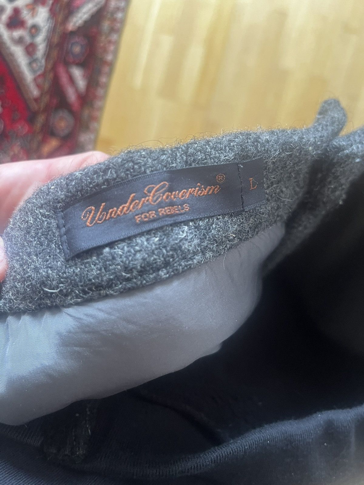 Undercover AW03 Paper Doll Undercover wool and sweatpants hybrid pants Size US 32 / EU 48 - 6 Thumbnail