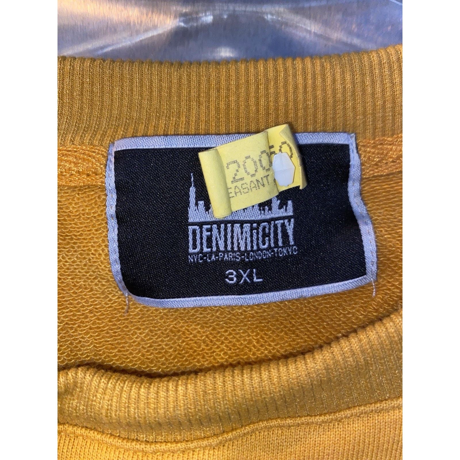 Other DenimiCity "One Life Ticket" Crewneck Sweatshirt Yellow Size US XXL / EU 58 / 5 - 4 Thumbnail