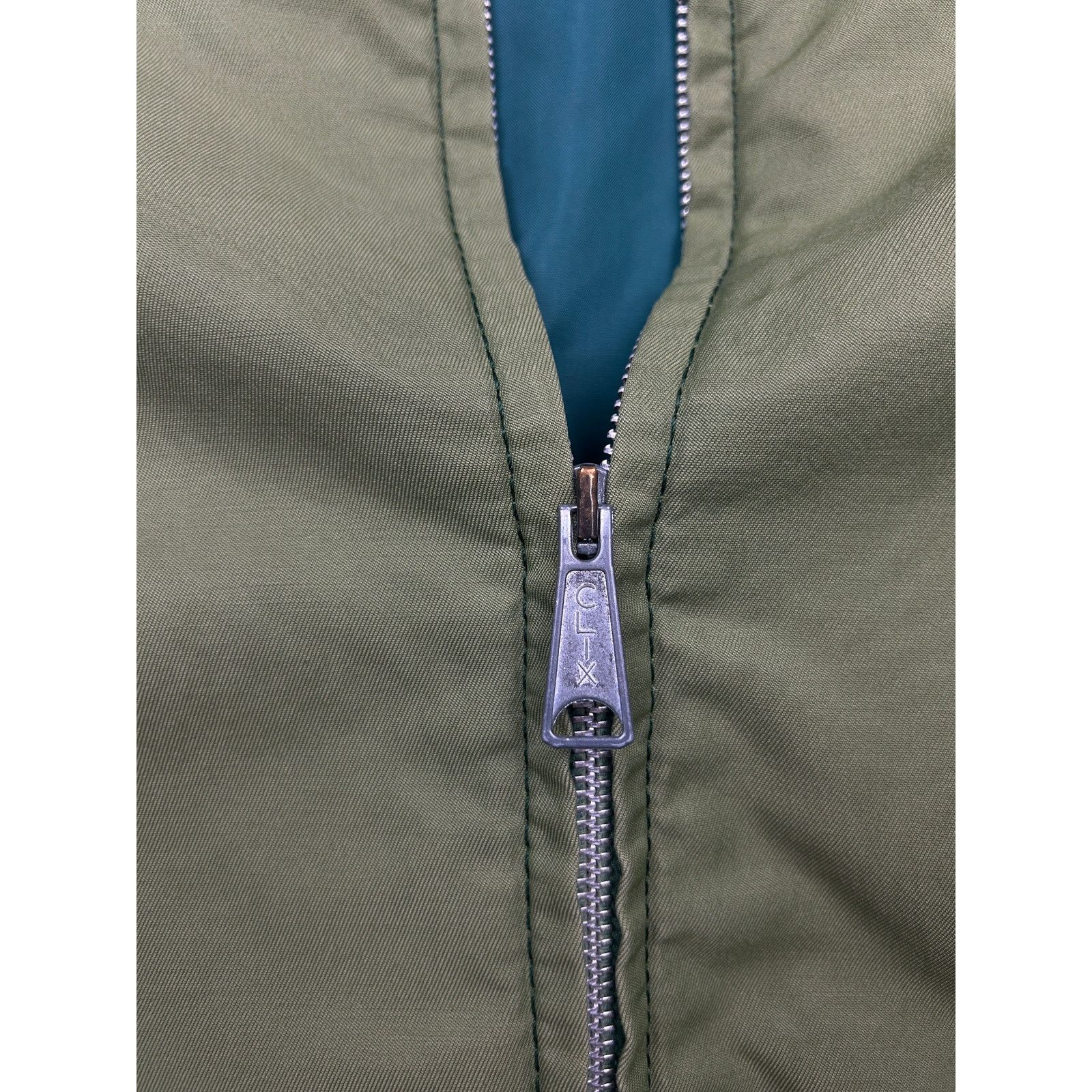 Vintage Vintage 80s Rice Sports Wear Sage Green Collared Jacket L Size US L / EU 52-54 / 3 - 5 Thumbnail