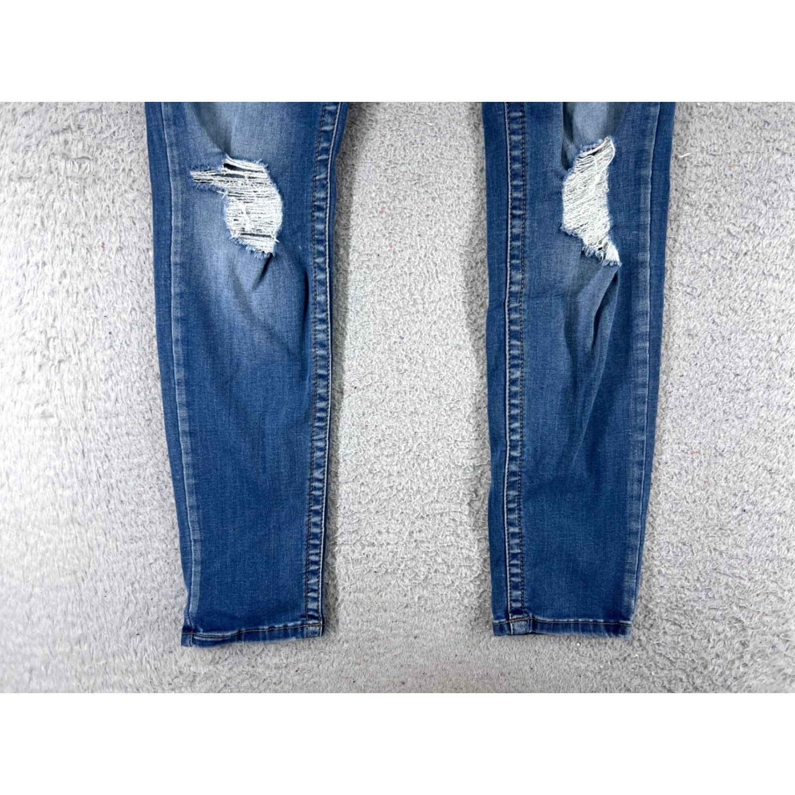 Vintage Vintage Mudd Women's Skinny Jeans 27x29 Blue Denim High Rise Stretch Cotton Winter Fashion Size 30" / US 8 / IT 44 - 2 Thumbnail