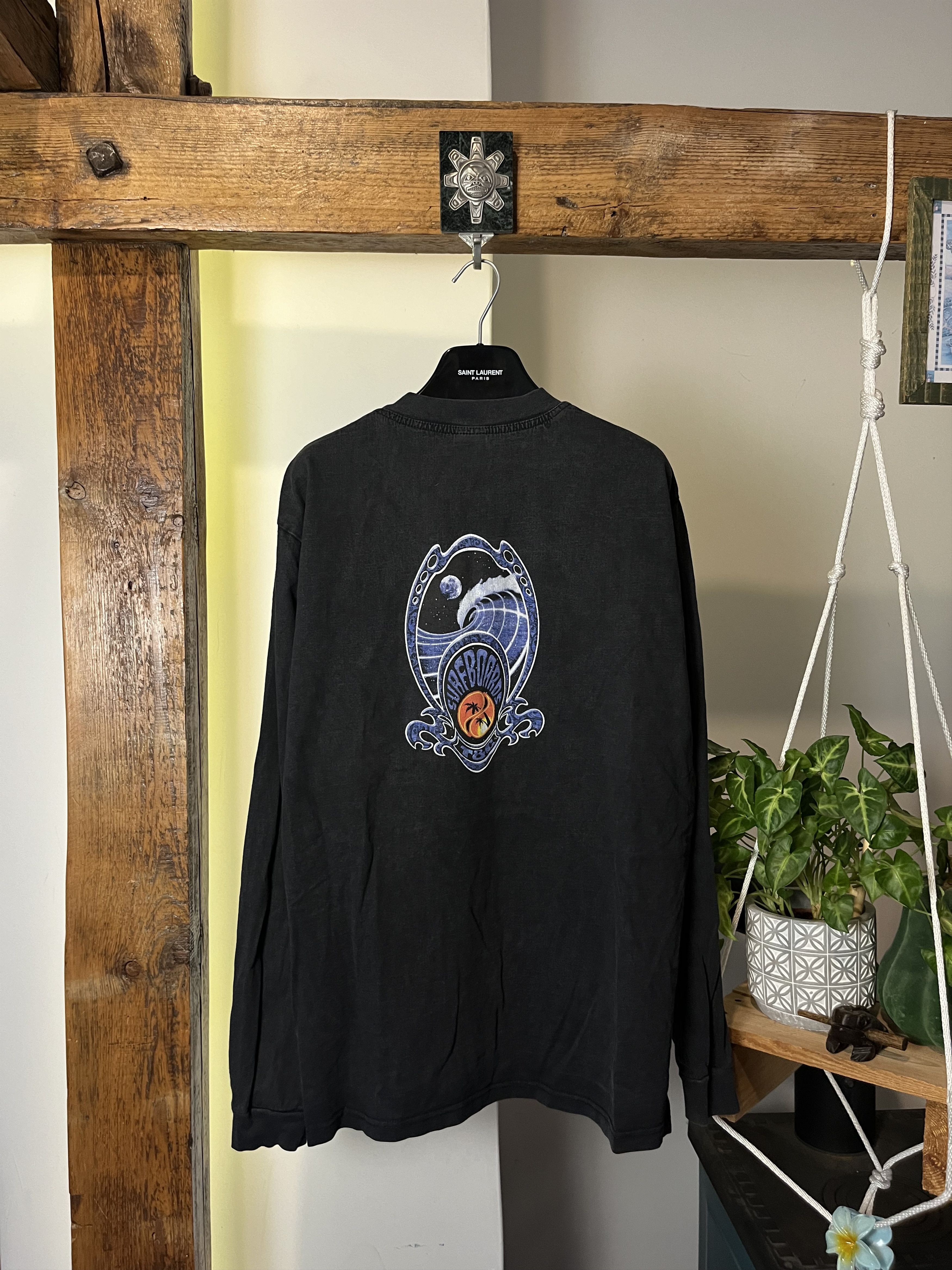 Japanese Brand RARE 90s T&C Surf Faded Longsleeve Size US XL / EU 56 / 4 - 1 Thumbnail