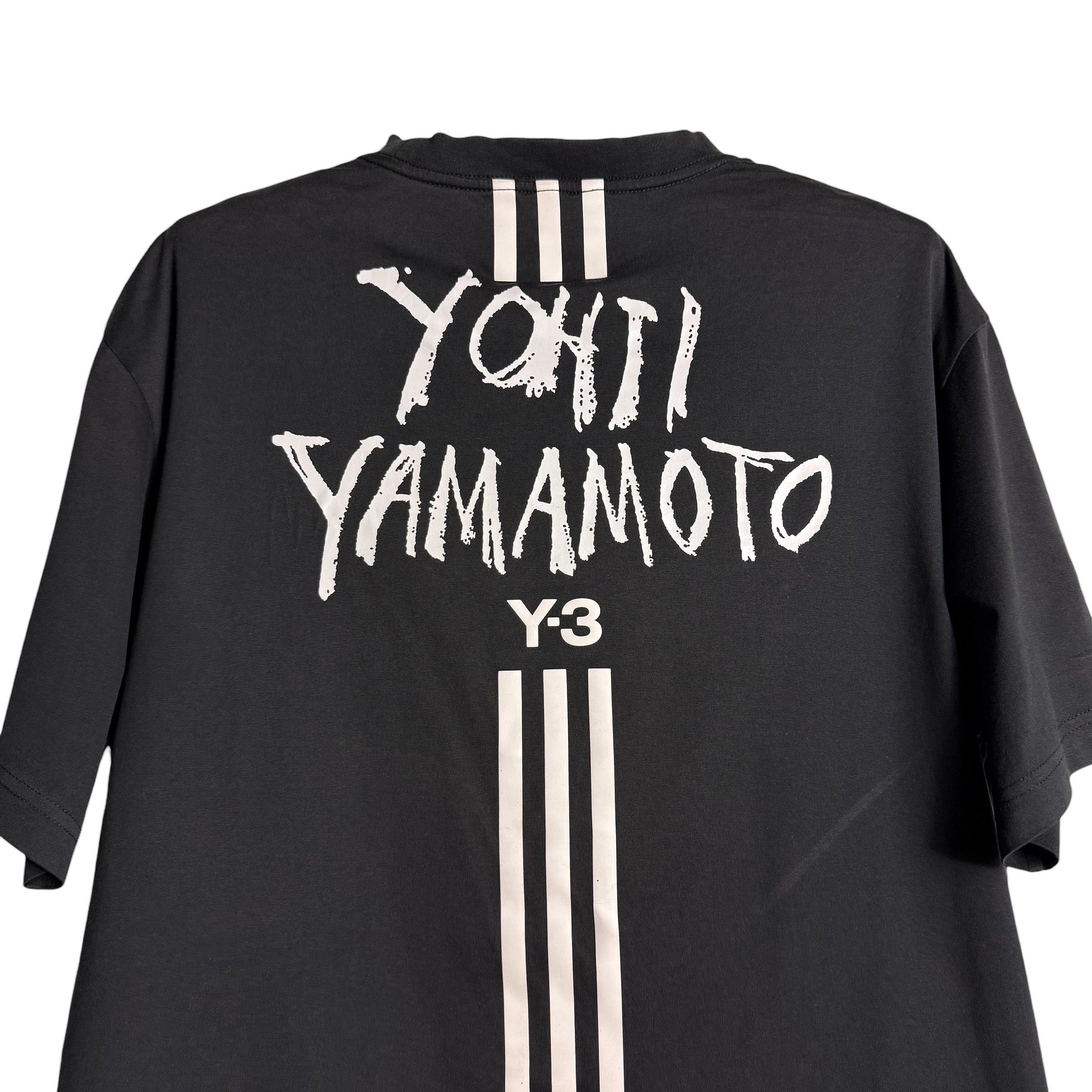 Adidas × Y-3 🔥RARE🔥Y-3 Adidas x Yohji Yamamoto Signature Logo T-shirt Size US M / EU 48-50 / 2 - 2 Thumbnail
