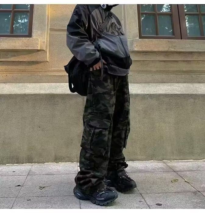 Japanese Brand × Vintage Camo Baggy Cargo Pants Size US 32 / EU 48 - 4 Thumbnail
