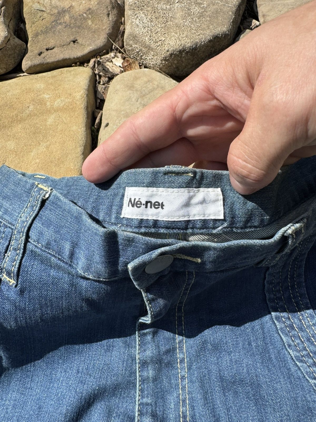 Vintage Vintage Ne-Net by Issey Miyake Skini Jeans Size 28" / US 6 / IT 42 - 10 Thumbnail