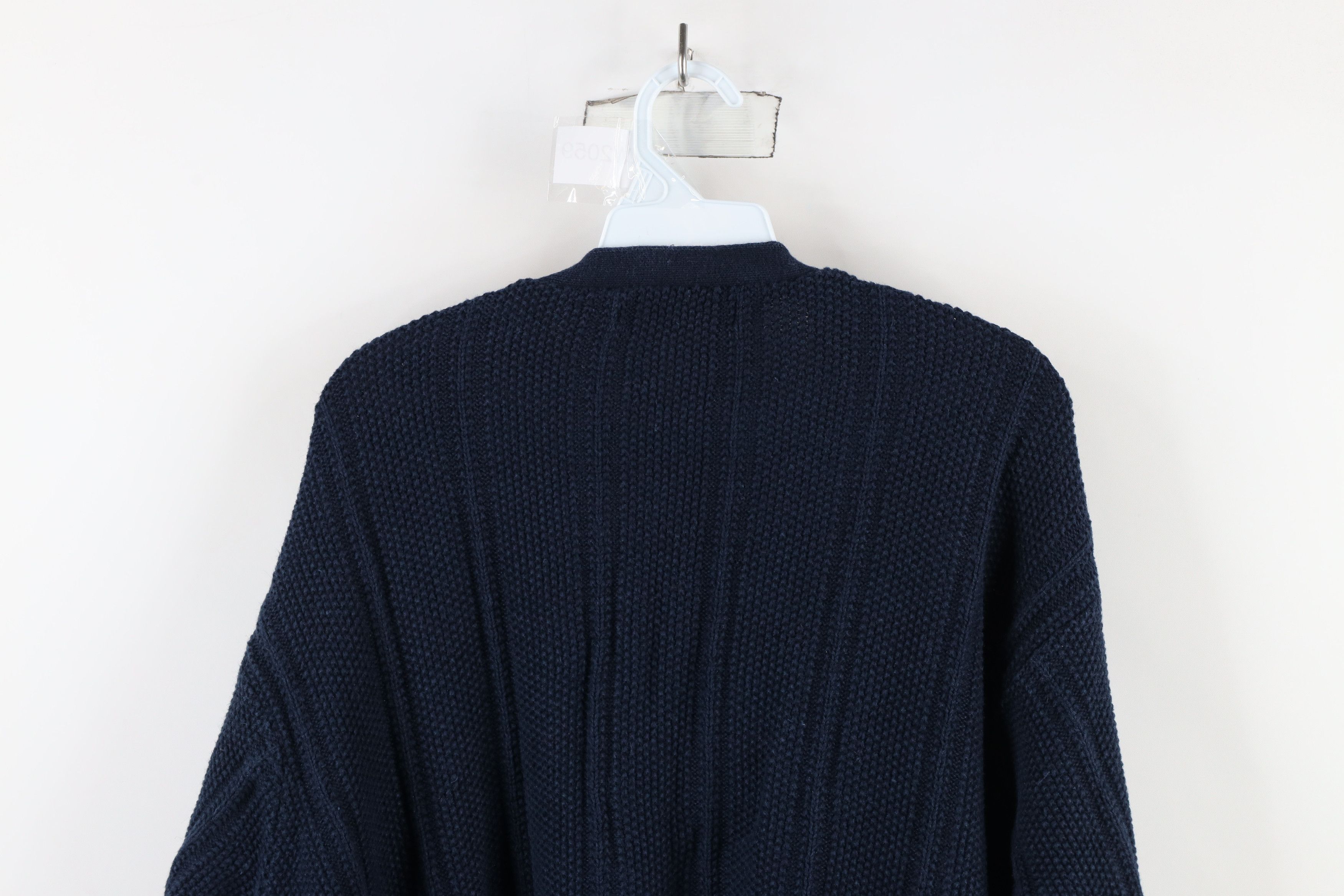 Vintage Vintage 90s Streetwear Heavyweight Knit Henley Sweater Size US L / EU 52-54 / 3 - 8 Thumbnail