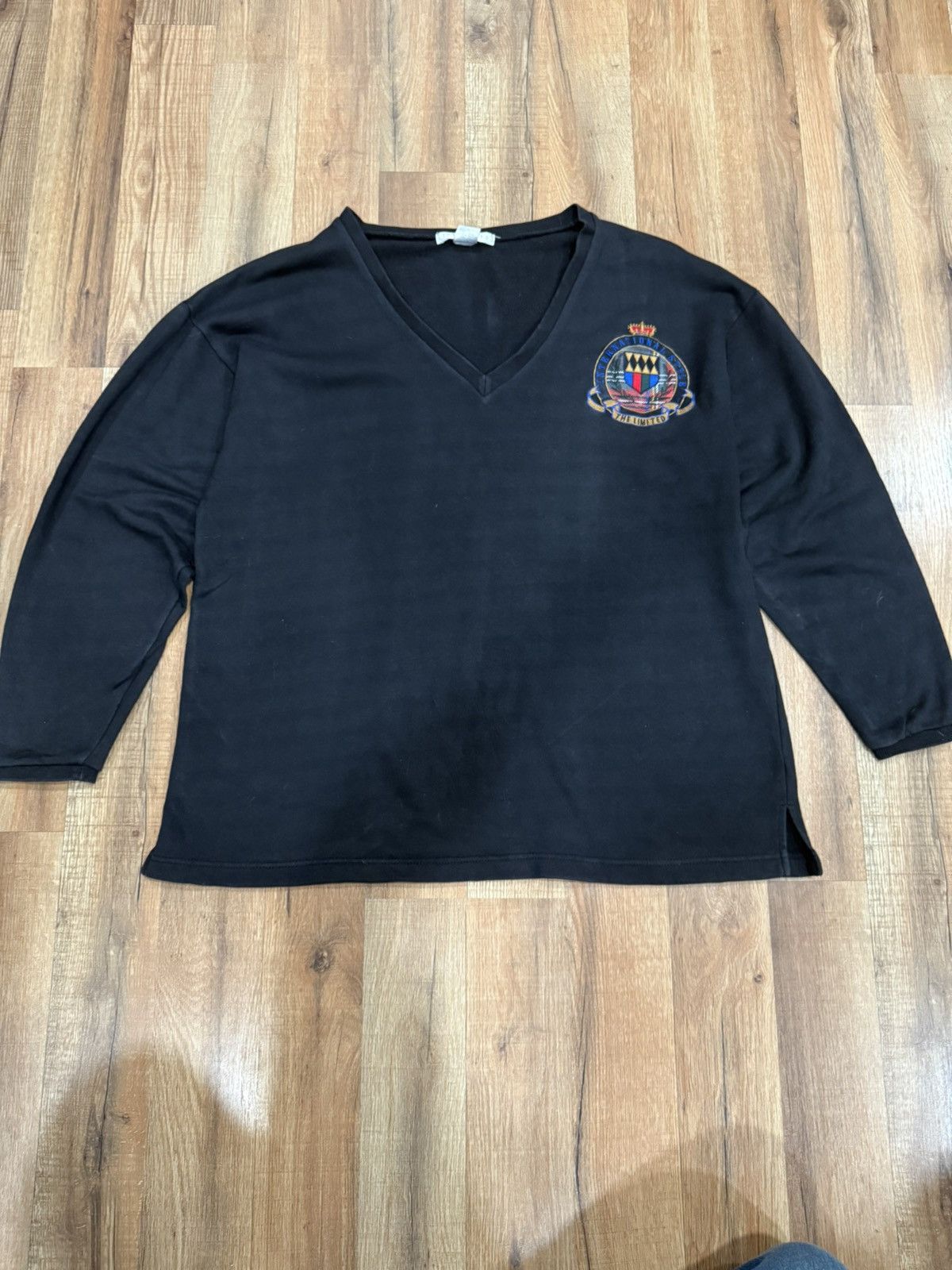 Polo Ralph Lauren Vintage V-Neck Embroidered Size US L / EU 52-54 / 3 - 1 Thumbnail