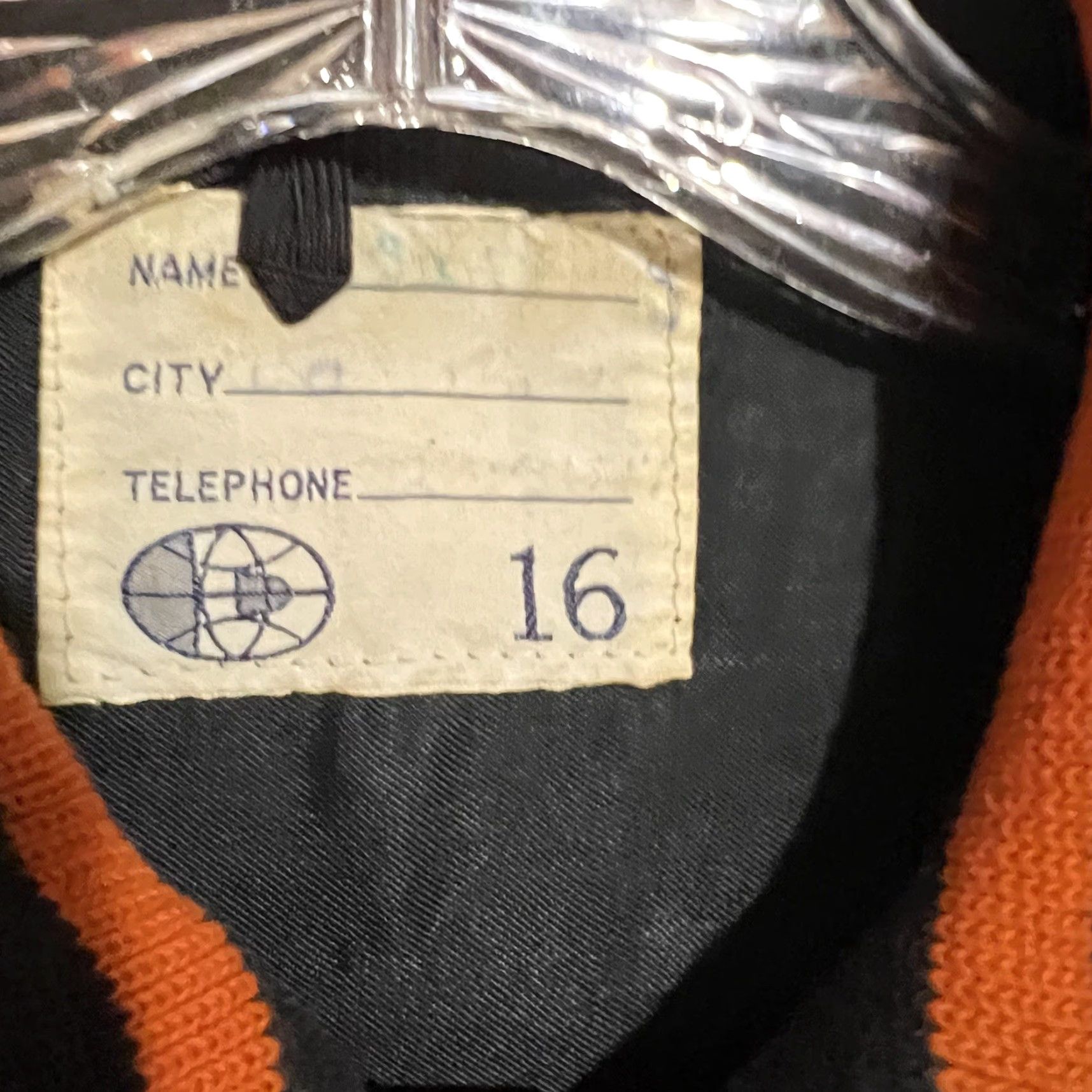 Vintage VINTAGE Blank Varsity Jacket Wool Sz 16 Men Black Varsity Jacket 16 Mens Wool Jacket Size US XL / EU 56 / 4 - 4 Thumbnail