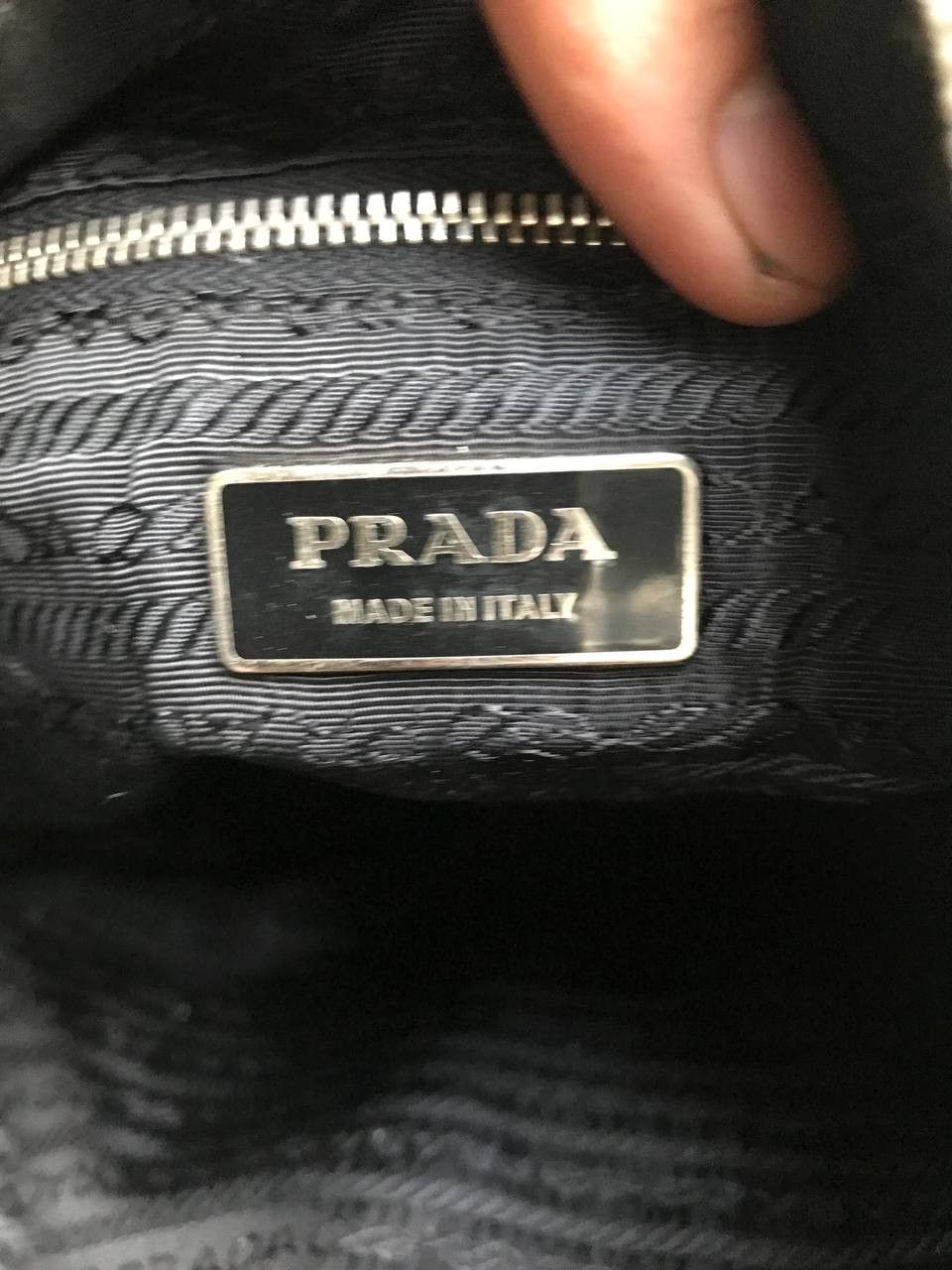 Prada × Vintage Prada Tote Bag Nylon Black Size ONE SIZE - 4 Thumbnail