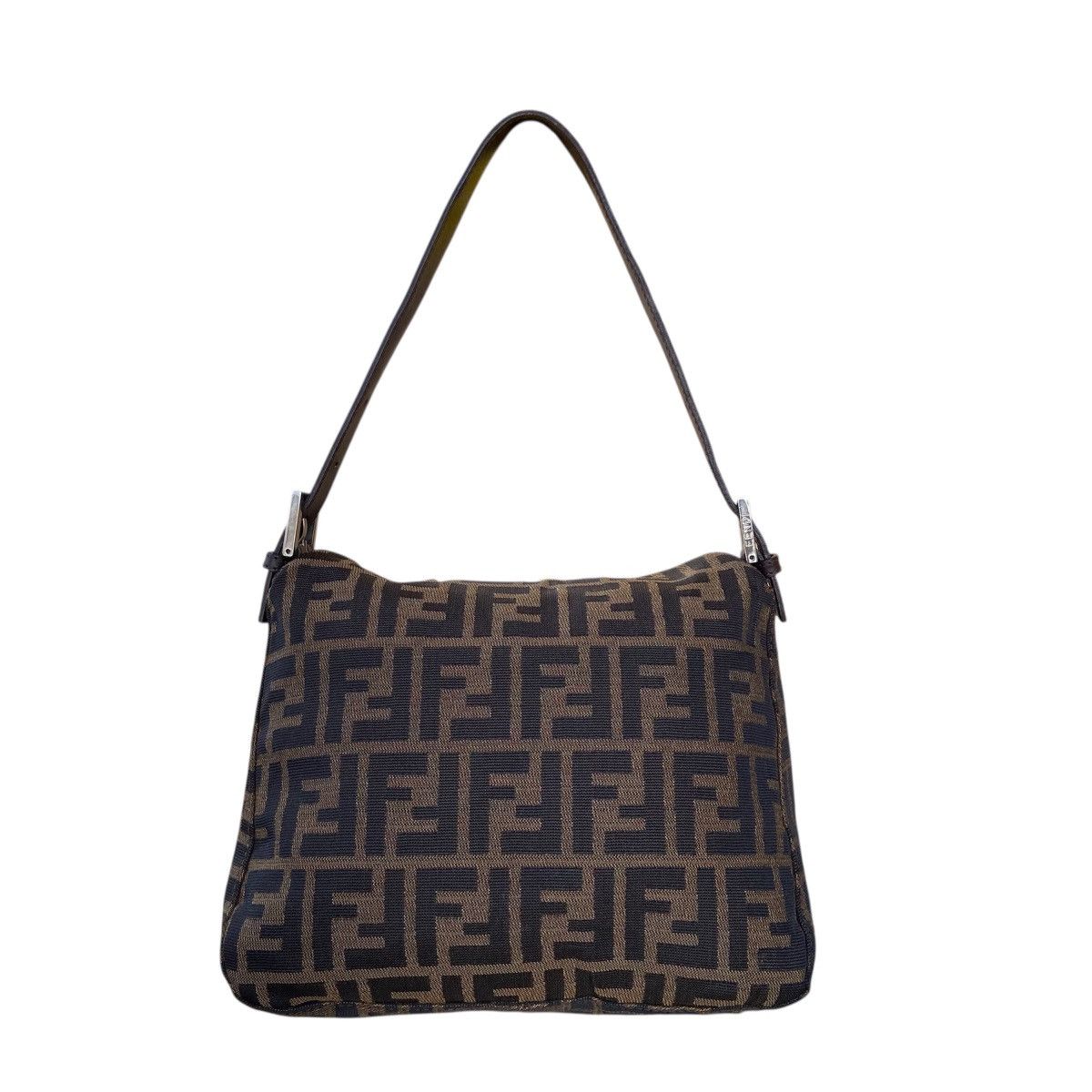 Fendi RARE Vintage Fendi Zucca Double Flap Shoulder Bag Size ONE SIZE - 3 Thumbnail