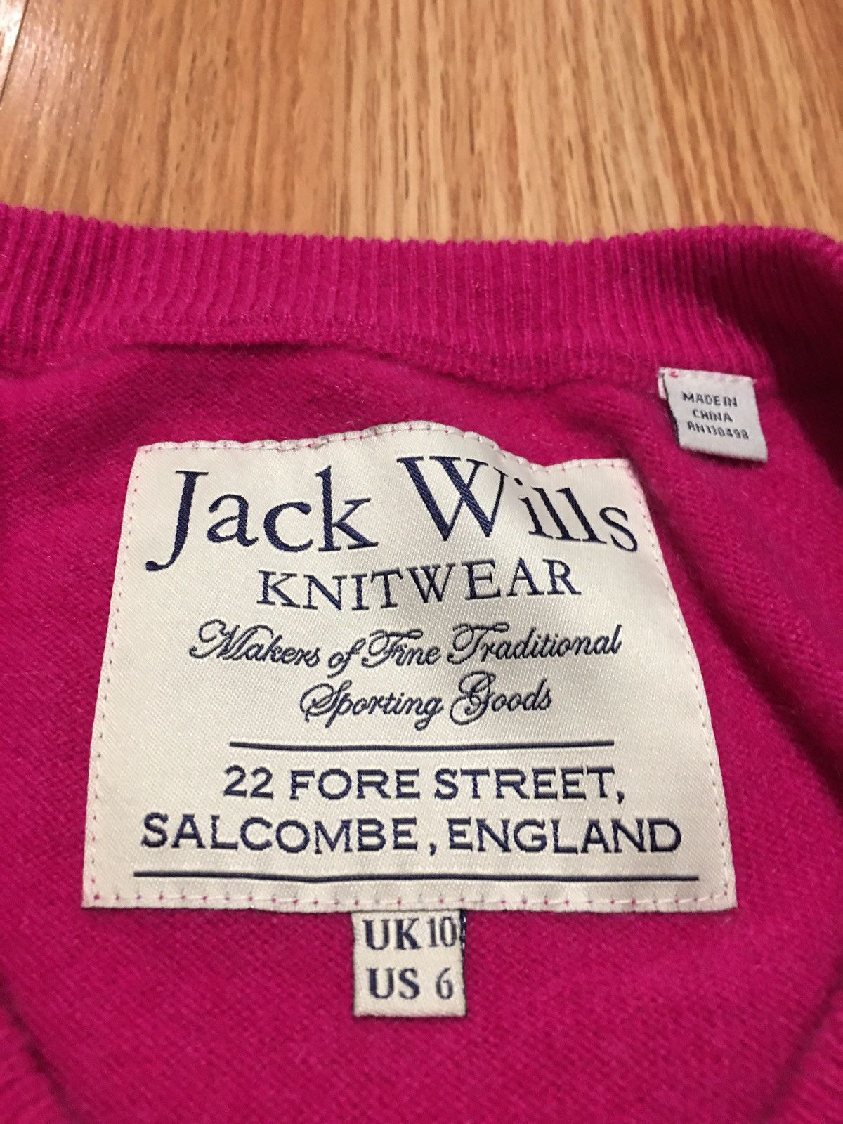 Jack Wills Jack Wills England Cashmere Sweater Jumper US6 UK10 Size M / US 6-8 / IT 42-44 - 7 Thumbnail