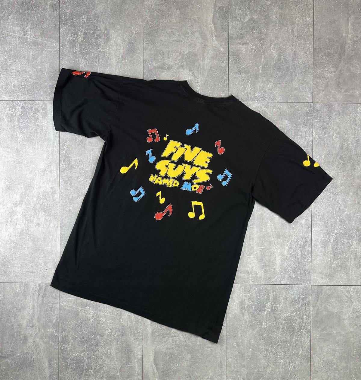 Other Five Guys Named Moe Jazz Band 1991 Retro T-Shirt Size US XL / EU 56 / 4 - 2 Thumbnail