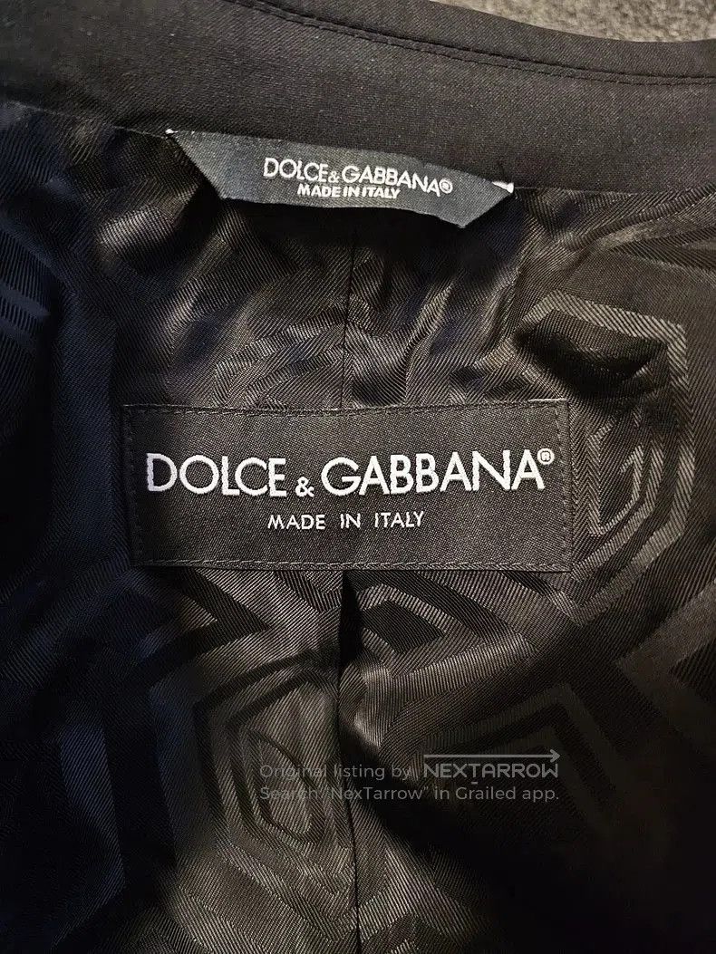 Dolce & Gabbana Dolce&Gabbana Black Wool Blazer. Size US L / EU 52-54 / 3 - 3 Thumbnail