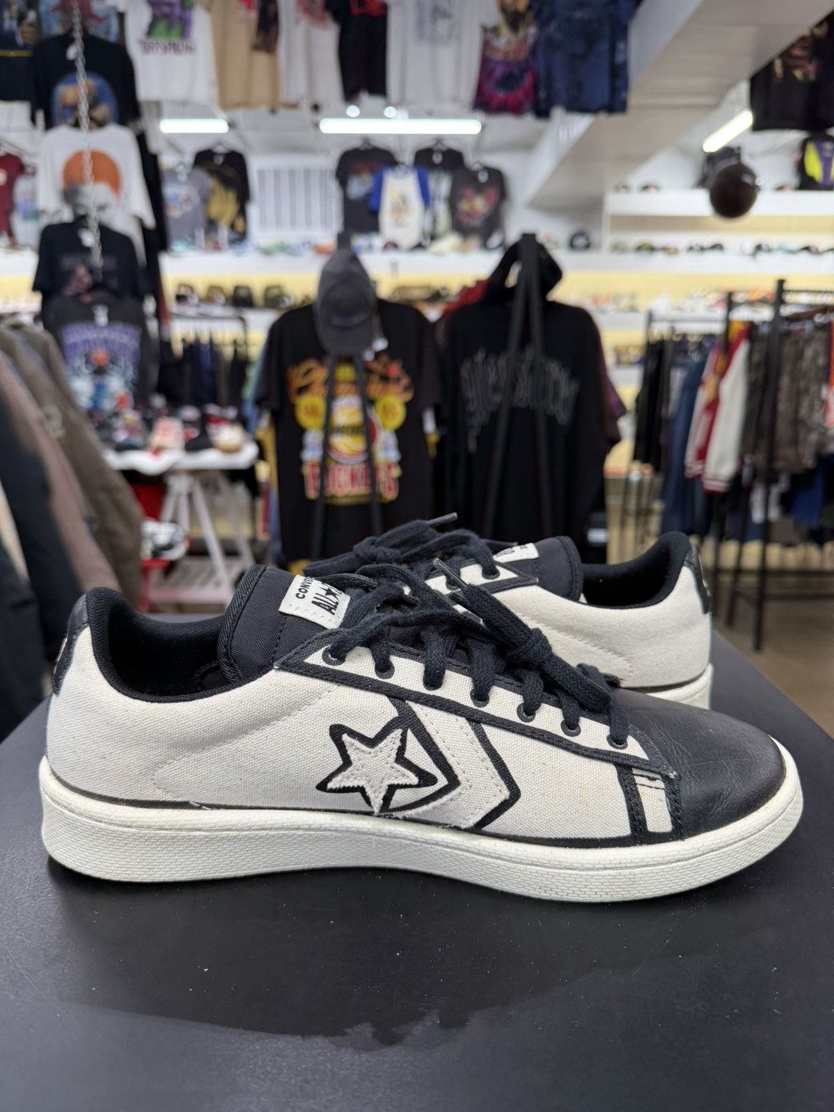 Converse Converse Pro Leather Joshua Vides Natural Ivory Size 9(2022) Size US 9 / EU 42 - 3 Thumbnail