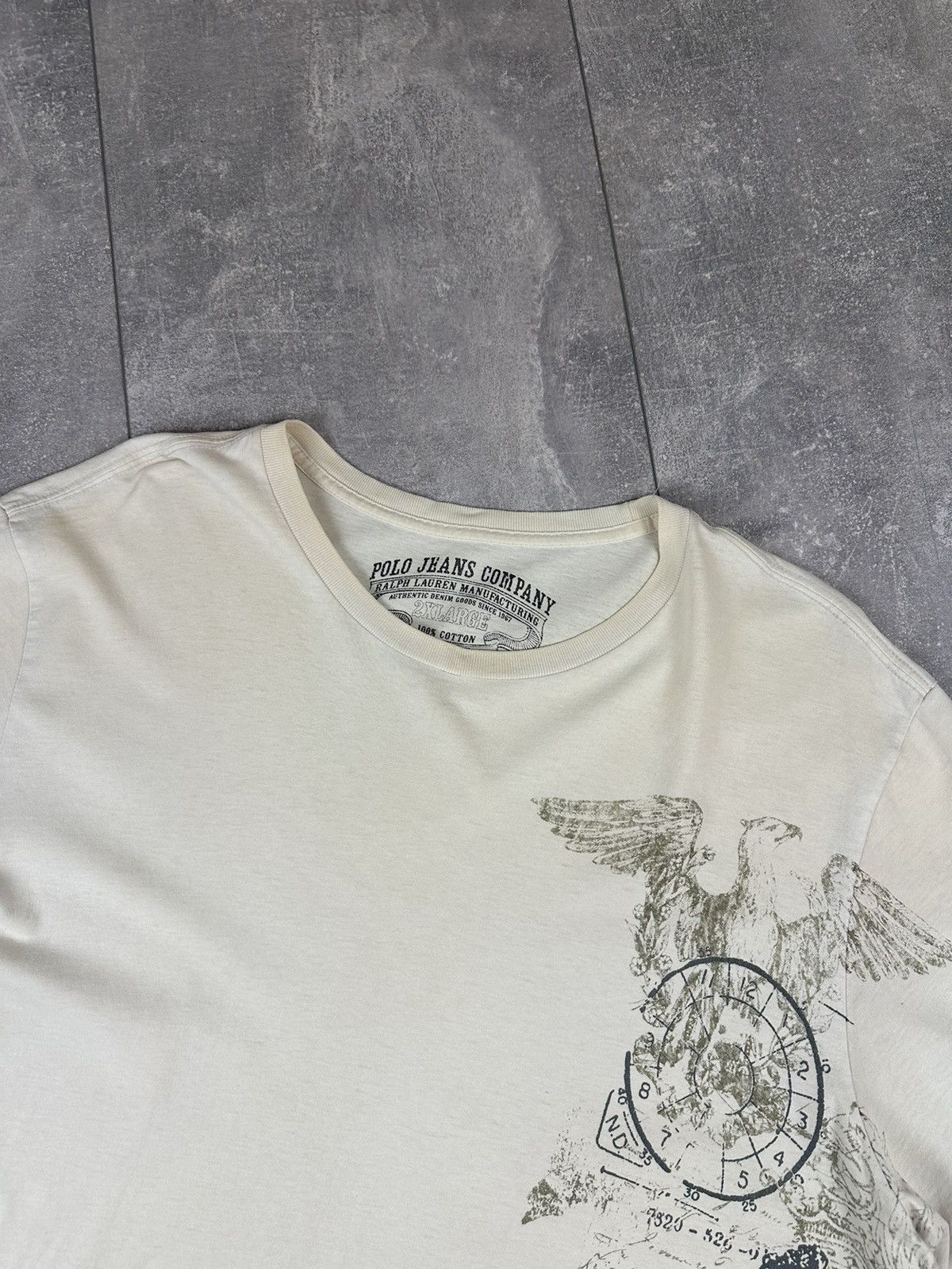 Denim & Supply Ralph Lauren Polo Jeans Ralph Lauren Graphic Print Logo T-Shirt Size US XXL / EU 58 / 5 - 9 Thumbnail