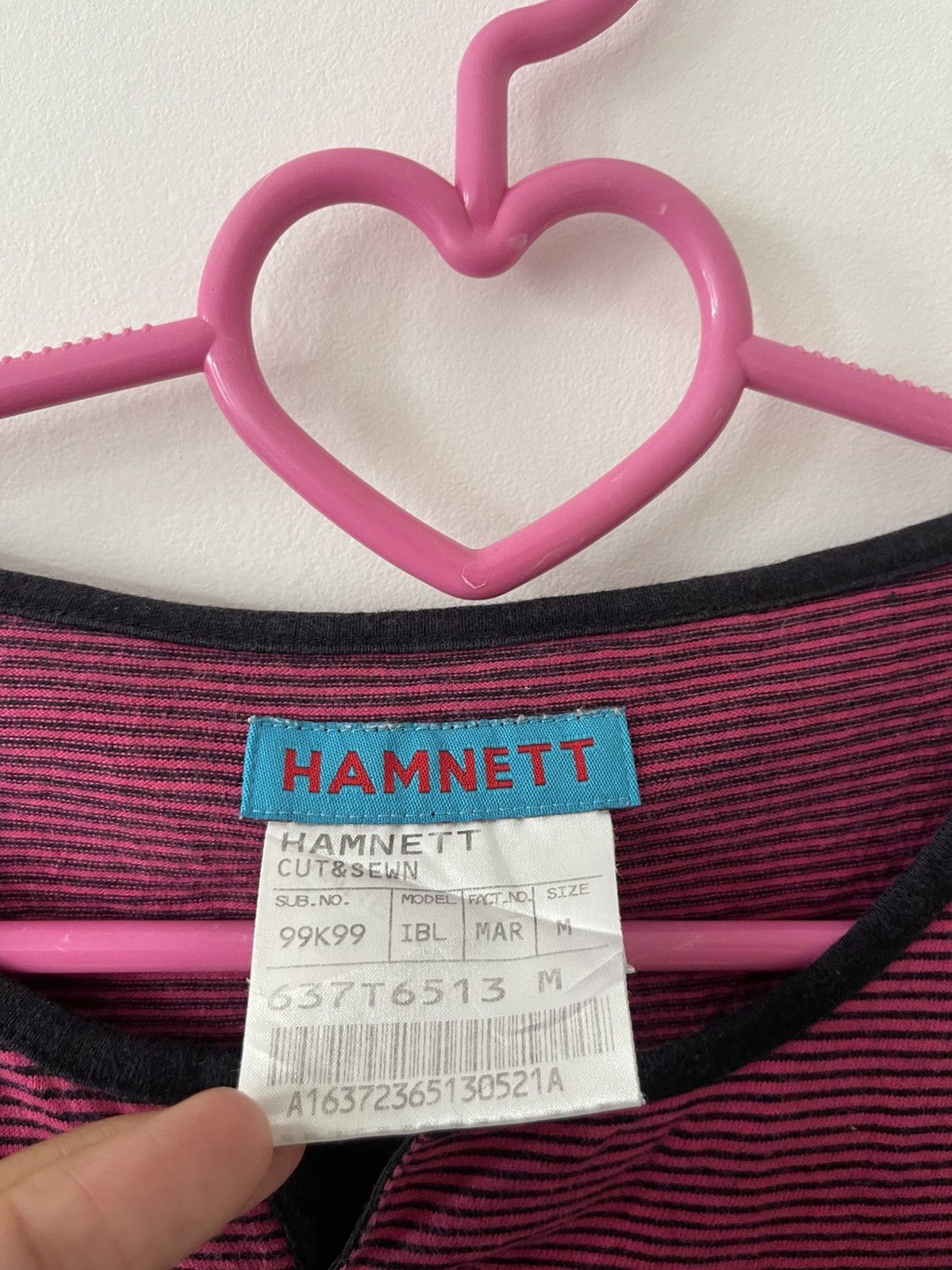 Katharine Hamnett London Rare Vintage HAMNETT Striped Designer Size US M / EU 48-50 / 2 - 4 Thumbnail