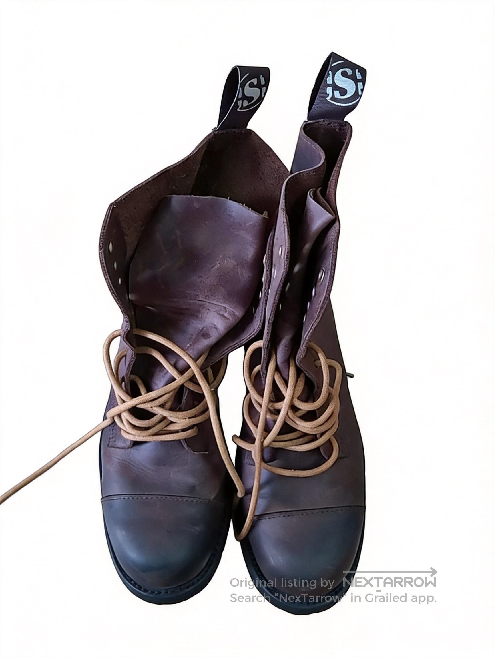 Sendra Sendra leather 9049 Laceup ankle Boots Size 10 Color  display picture 2