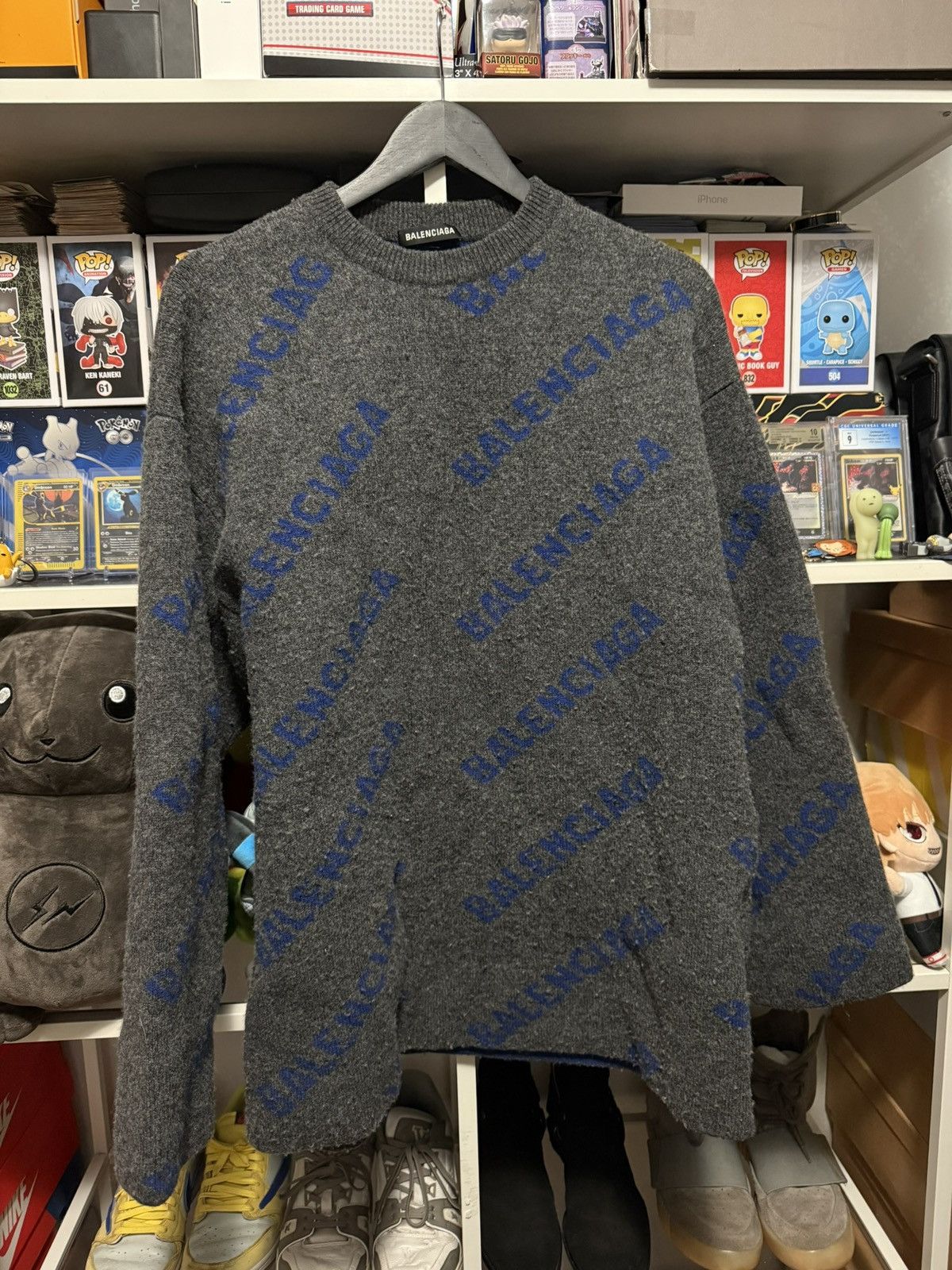Balenciaga Balenciaga 97% Wool Sweatshirt Size US M / EU 48-50 / 2 - 1 Thumbnail