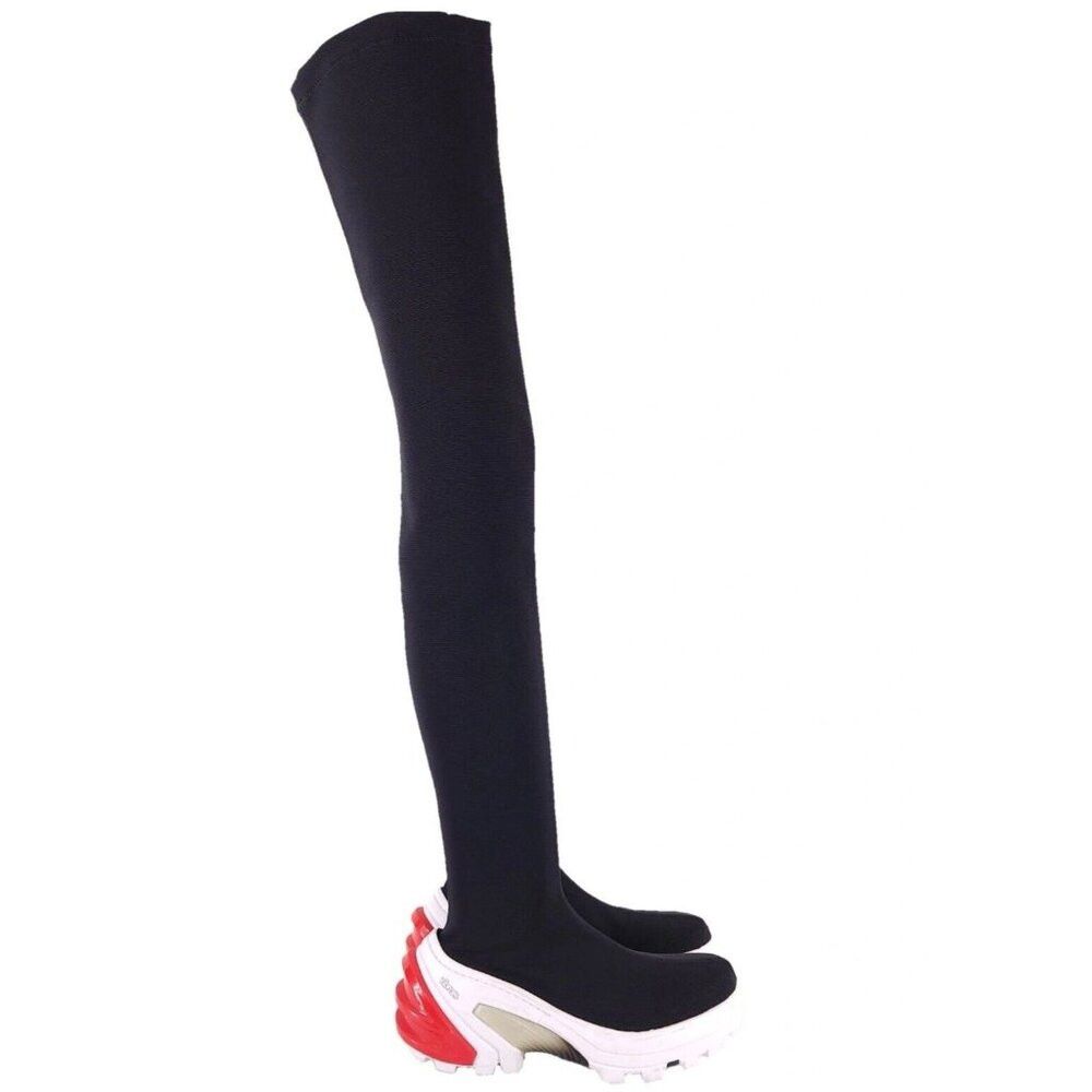 image of 1017 Alyx 9Sm Thigh High Boots 37 7 New Black Red White, Women's