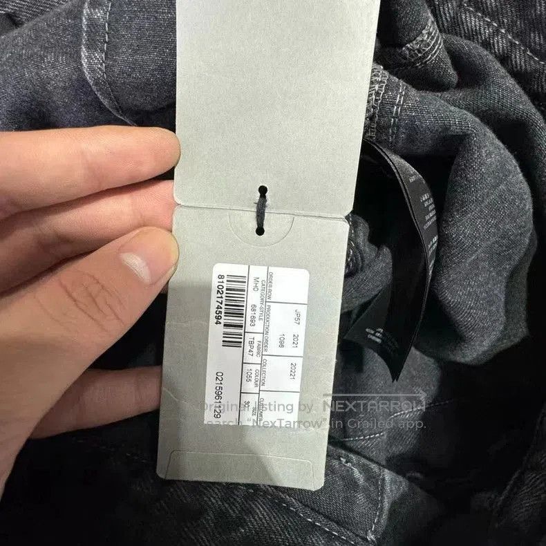 Balenciaga Balenciaga Black Washed Distressed Cargo Jeans. Size US 30 / EU 46 - 6 Thumbnail
