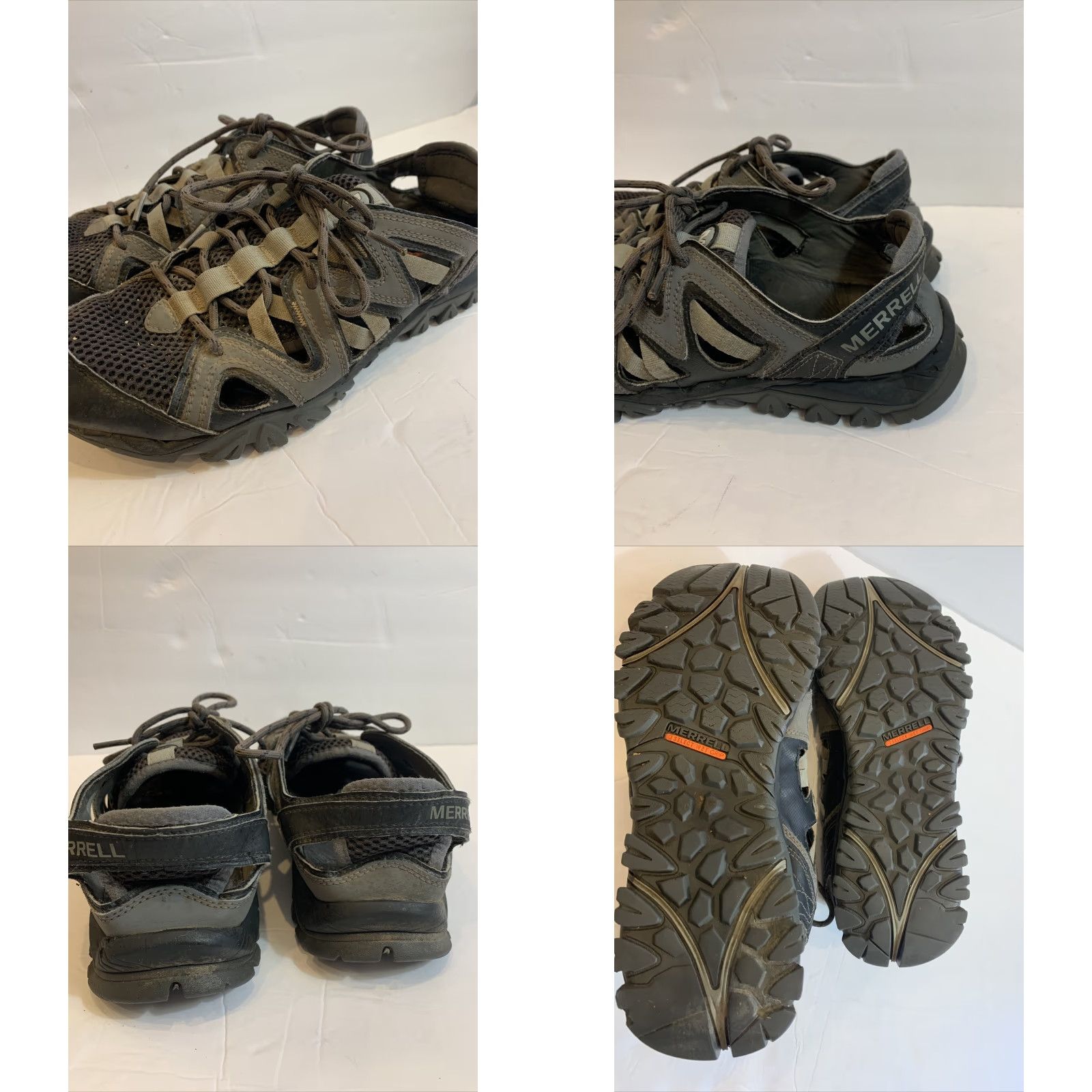 Merrell Merrell Tetrex Crest Wrap Low Top Hiking Sandals Mens 8 Black Sneaker Athletic Water Sports N/A Size US 9 / EU 42 - 8 Thumbnail
