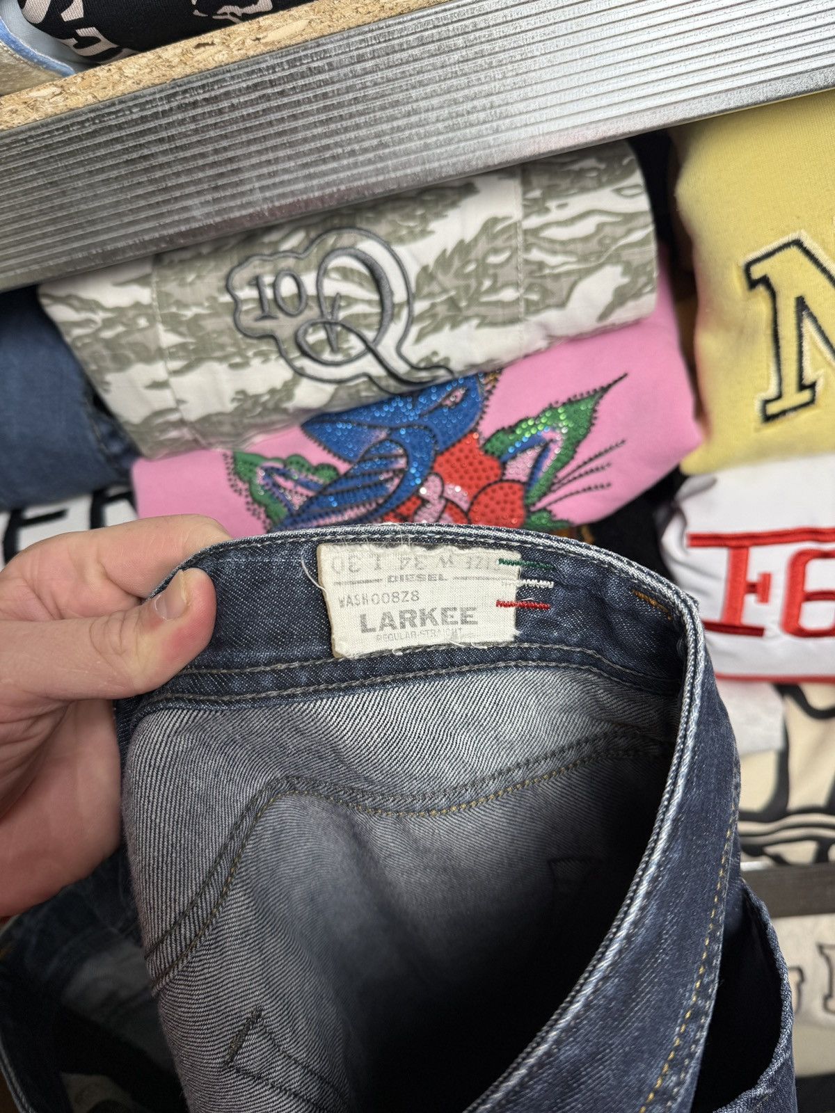 Diesel Mens Vintage diesel jeans denim y2k pants Size US 34 / EU 50 - 12 Thumbnail